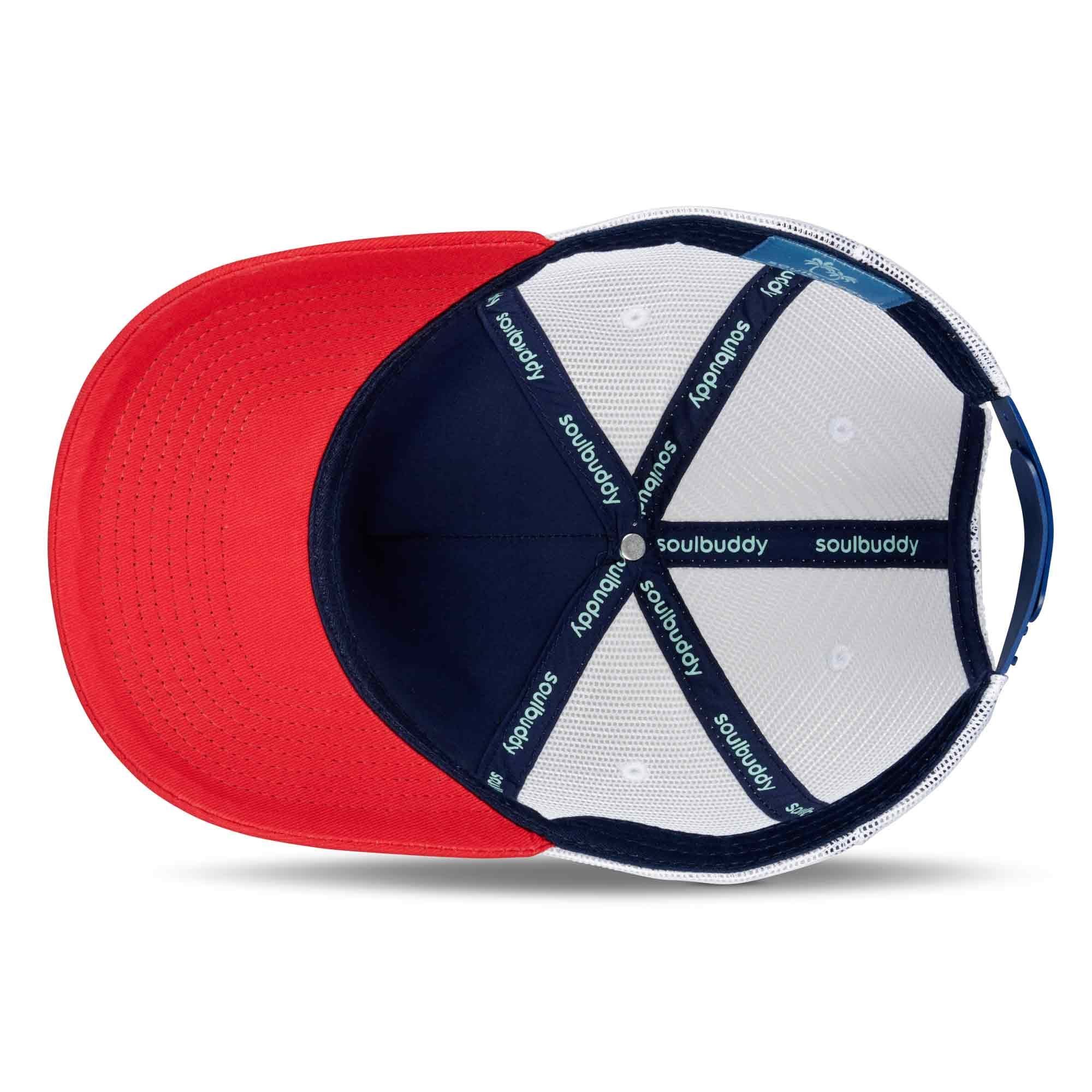 Soulbuddy Trucker Cap, Basecap, Snapback, Cappy Herren & Damen, Mann Geschenk (One Size, Unisex, Gebogener Schirm, Größenverstellbar)