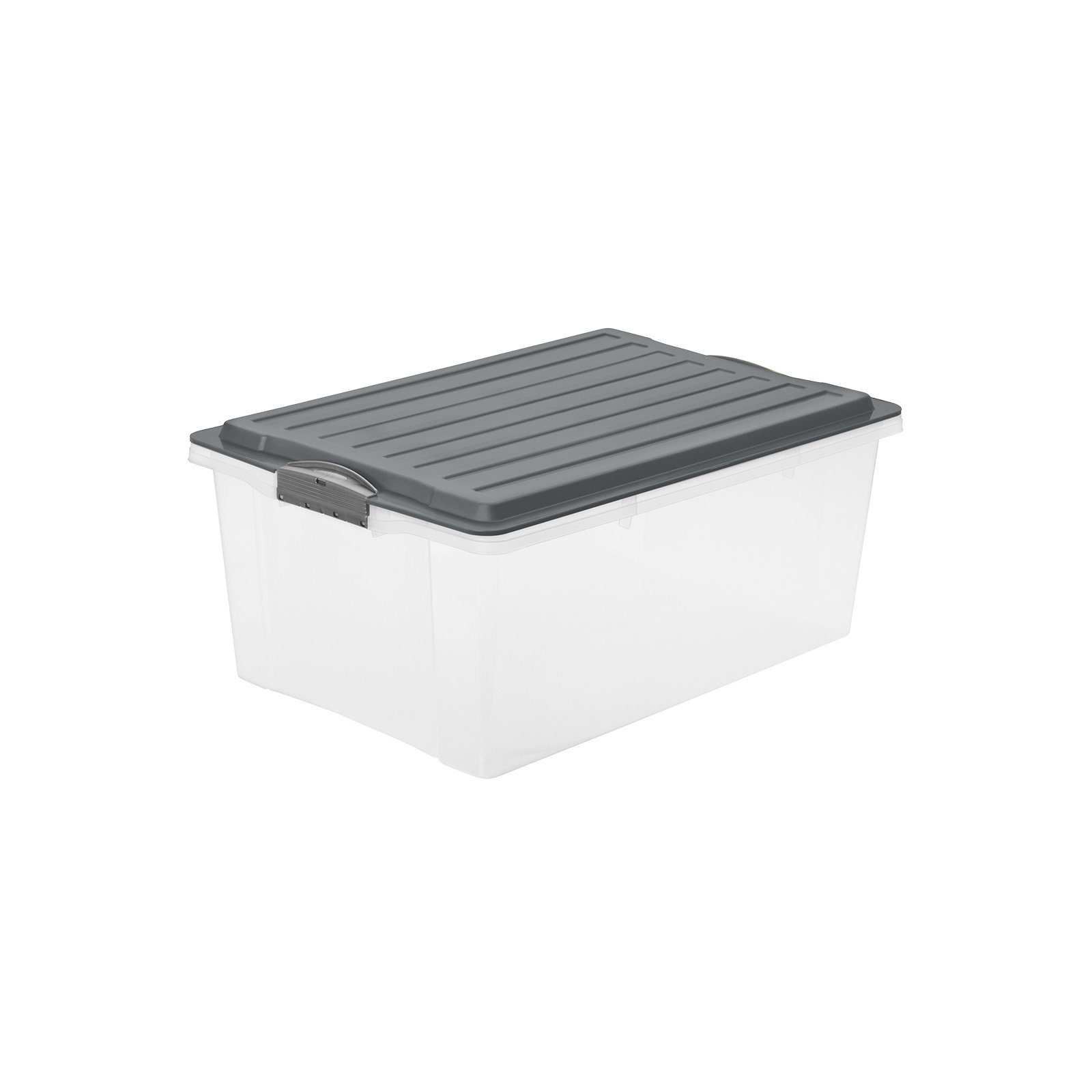 ROTHO Aufbewahrungsbox Compact Aufbewahrungsbox 38l mit Deckel, Kunststoff (PP) BPA-frei