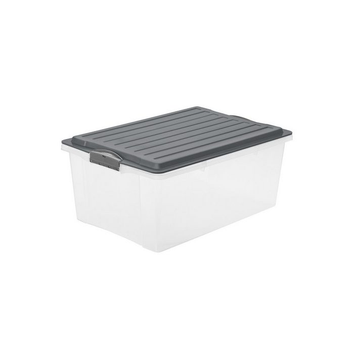 ROTHO Aufbewahrungsbox Compact Aufbewahrungsbox 38l mit Deckel Kunststoff (PP) BPA-frei