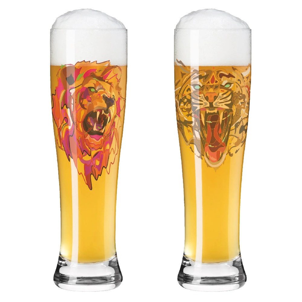 Bierglas Ritzenhoff Brauchzeit Weizen 2er #21 #22 J. Maller F24