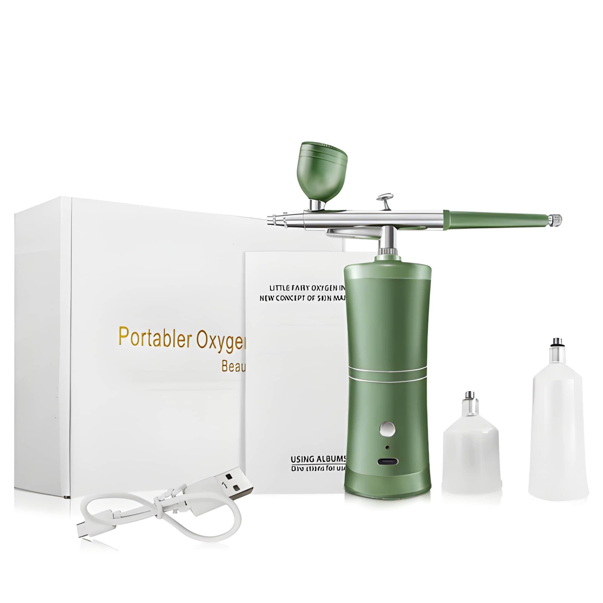 Athlix Airbrush-Kompressor Airbrush mit Kompressor zum Nagellackieren kabellos Sprühpistole, 360 kPa Luftdruck - Ideal für feine Detailarbeiten