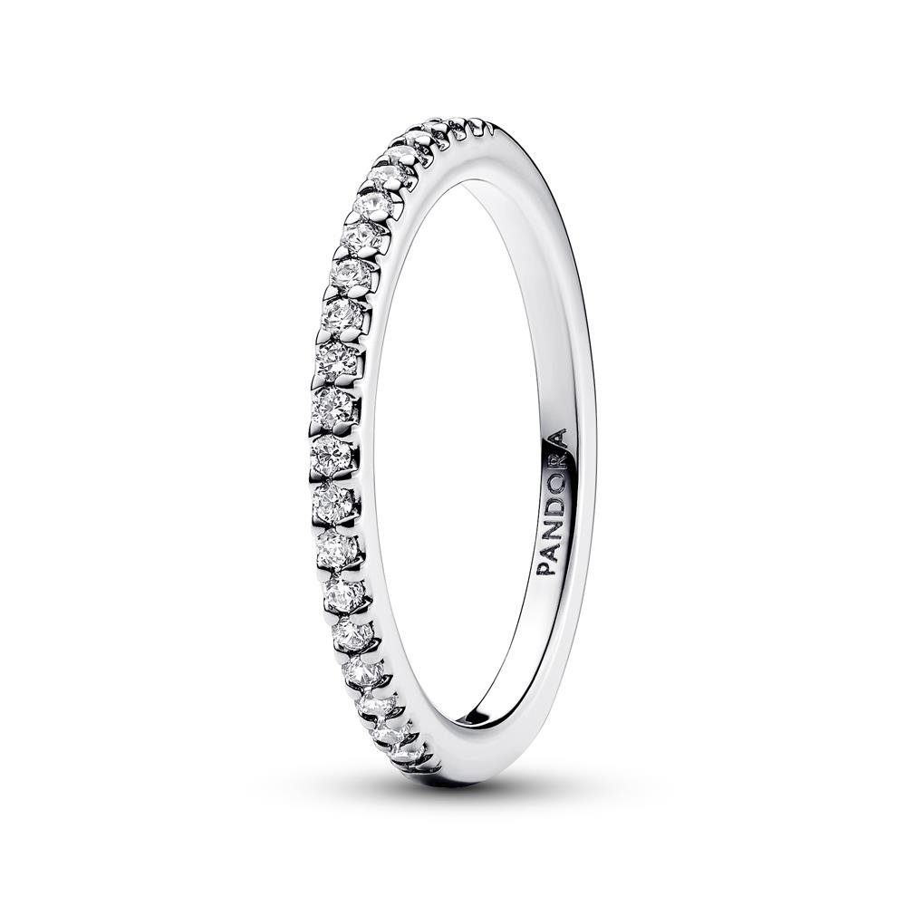 Silberring PANDORA Moments Damenring aus 925er Silber mit Zirkoniasteinen