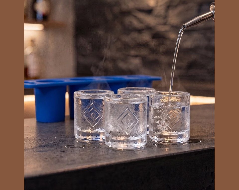 HSV Tasse HSV Schnapsglas Eiswürfel
