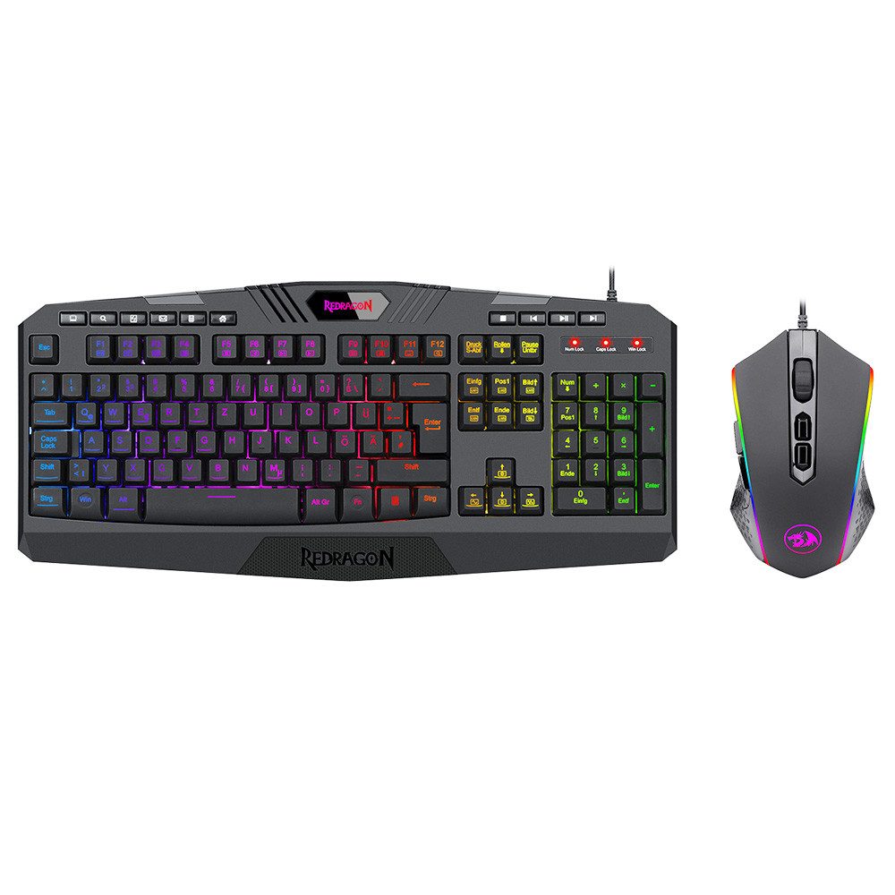 S101-K RGB-Hintergrundbeleuchtung 4 DPI-Stufen Tastatur- und Maus-Set