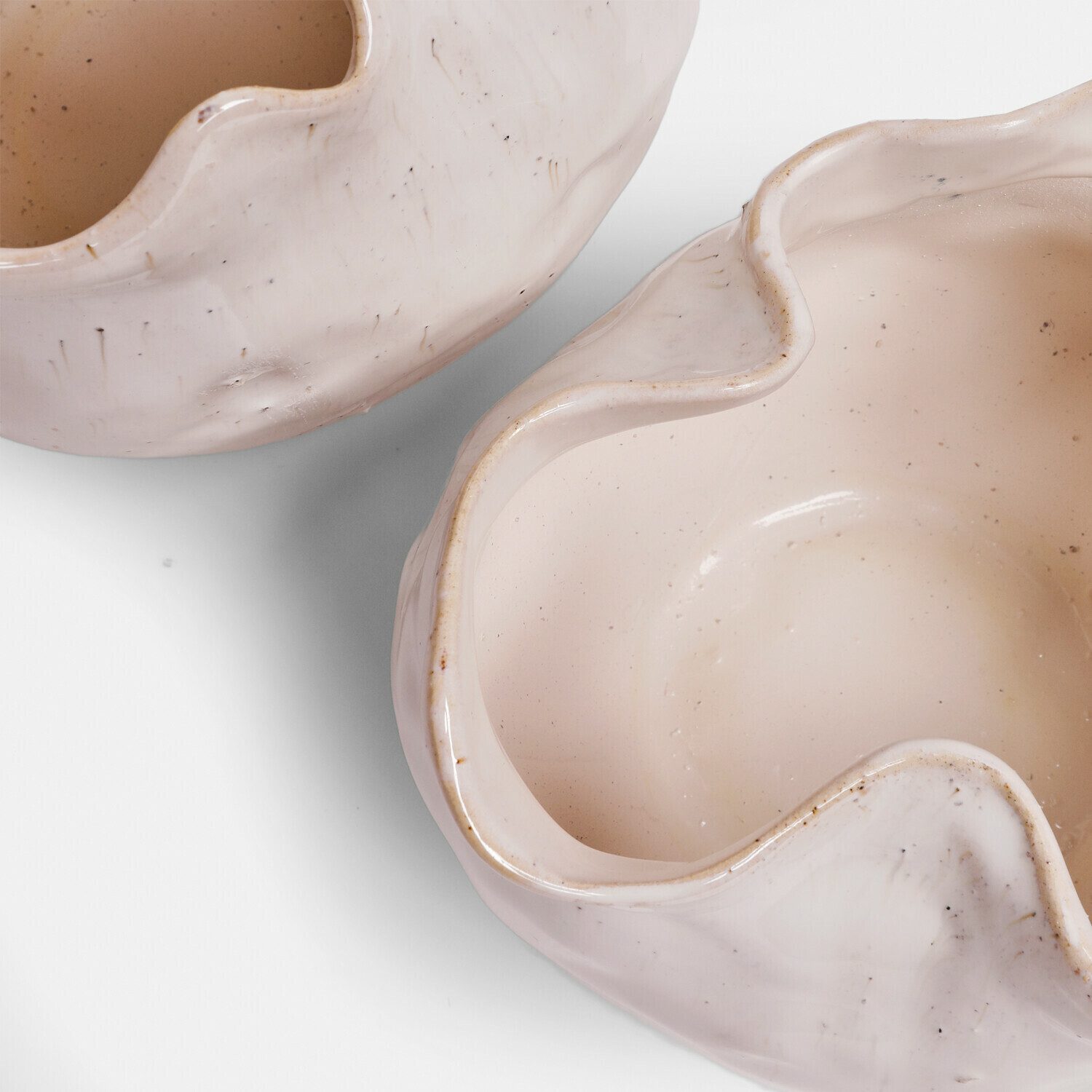 Mirabeau Übertopf Übertopf 2er Set Vérolines creme – Bild 5 von 5
