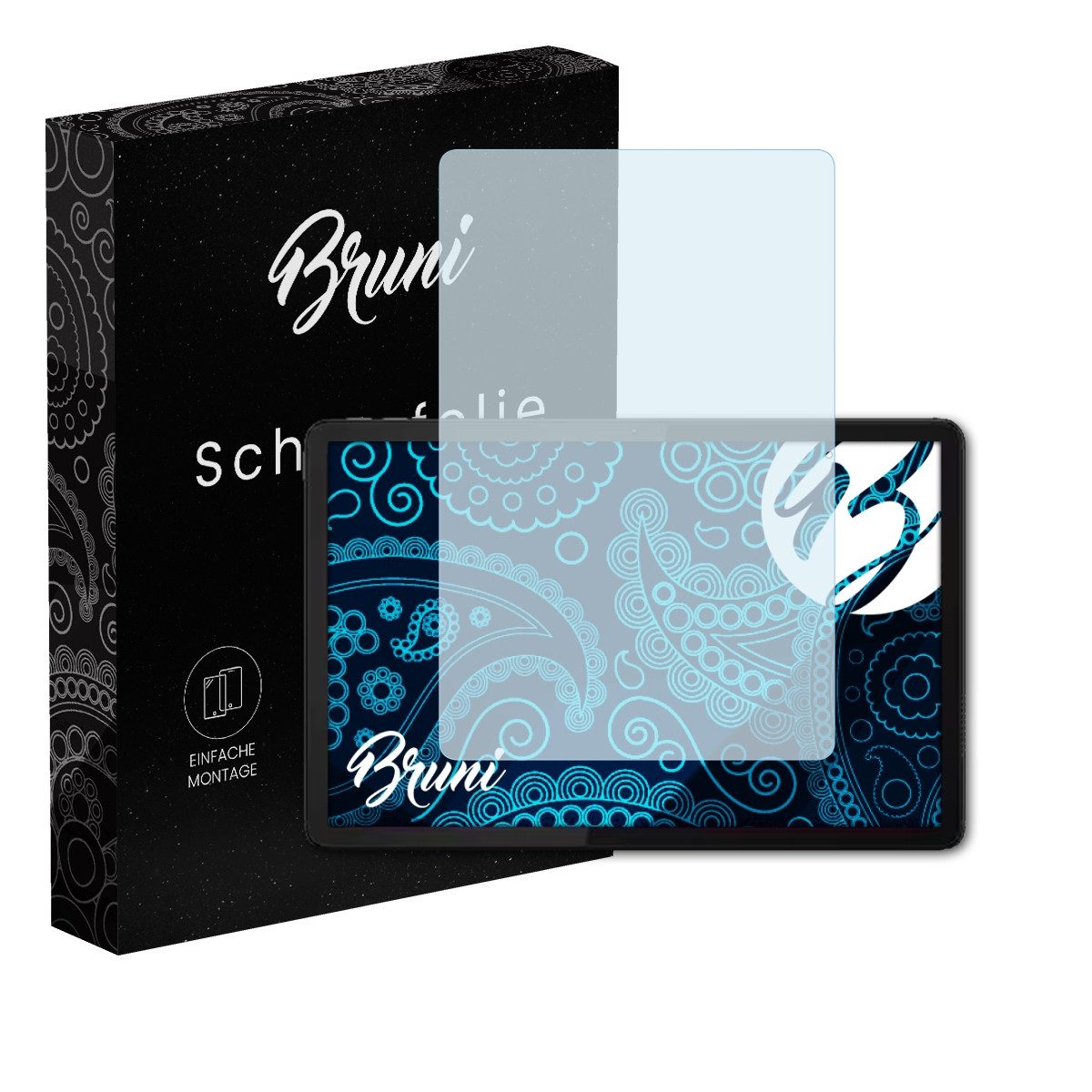 Bruni Schutzfolie Glasklare Displayschutzfolie für Lenovo Tab M11, (2 Folien), praktisch unsichtbar