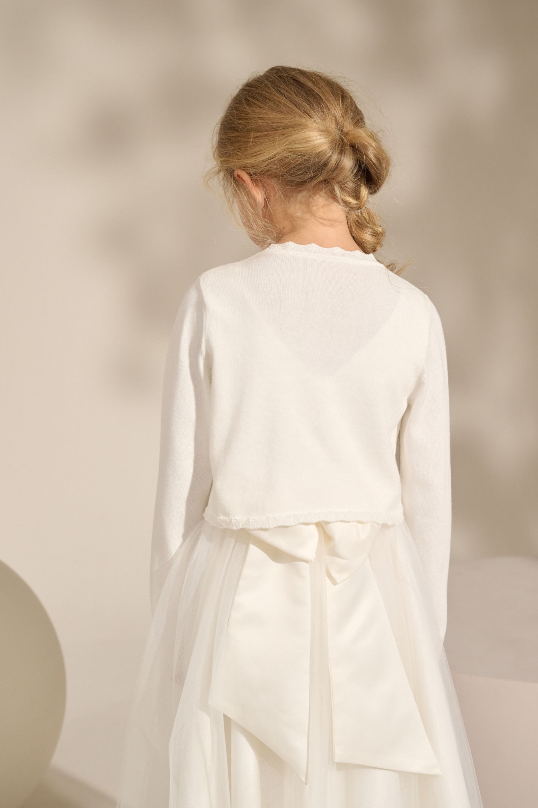 Next Strickjacke Eleganter Shrug mit Zierdetails günstig online kaufen