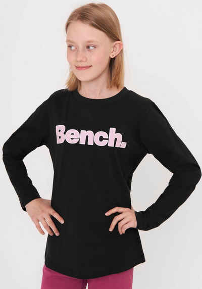 Bench. Langarmshirt GEMMYG mit Logodruck