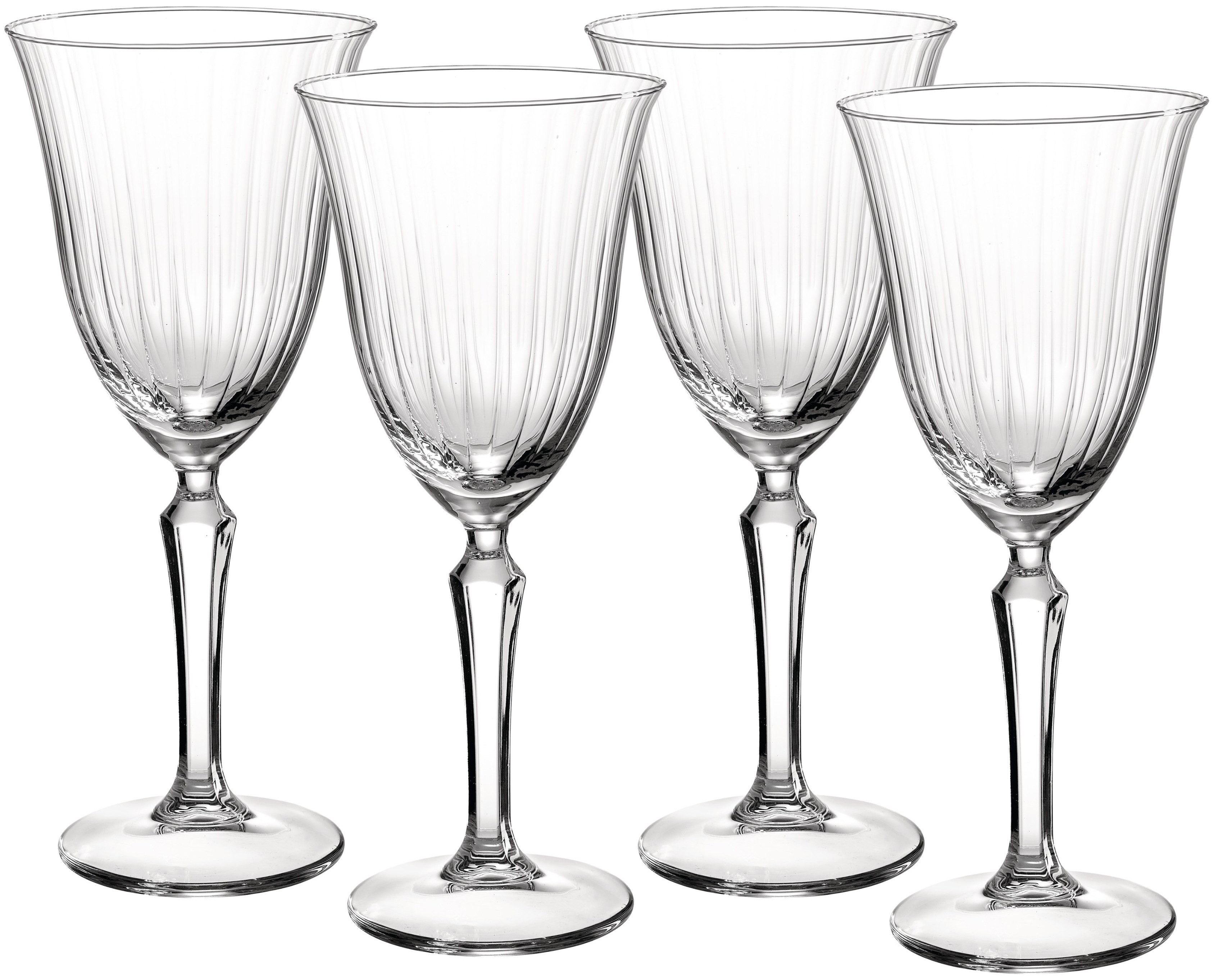 Ritzenhoff & Breker Weißweinglas Perpetuo, 4-tlg., Glas, 4er Set, je 330 ml