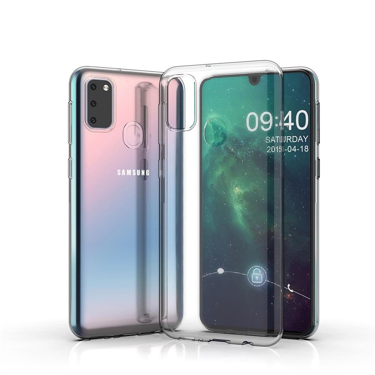 CoverKingz Handyhülle Hülle für Samsung Galaxy M30s Handyhülle Silikon Cover Bumper Handy