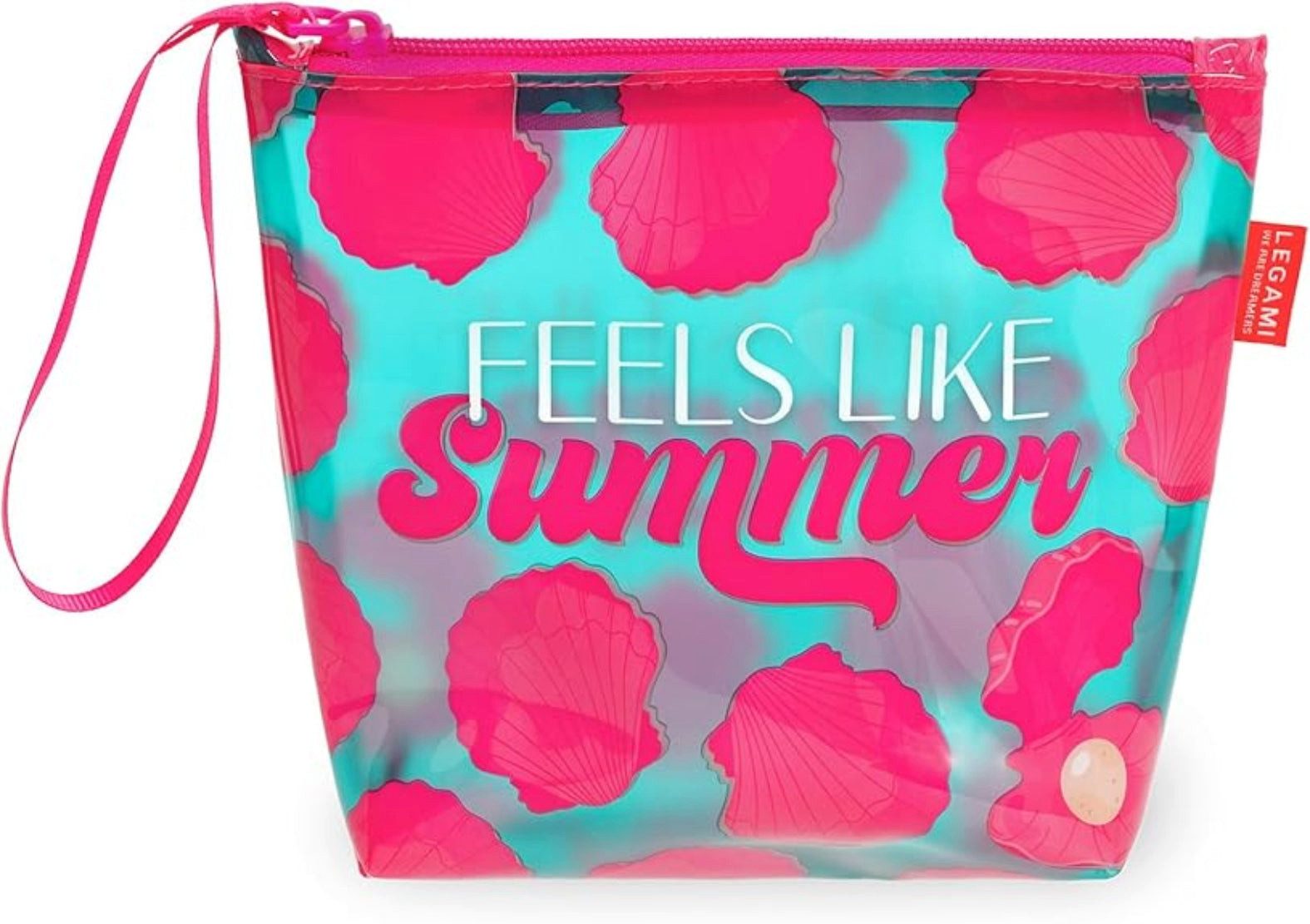 Legami Strandtasche Legami Beach Pouch Seashell transparent 20x16 cm TPU