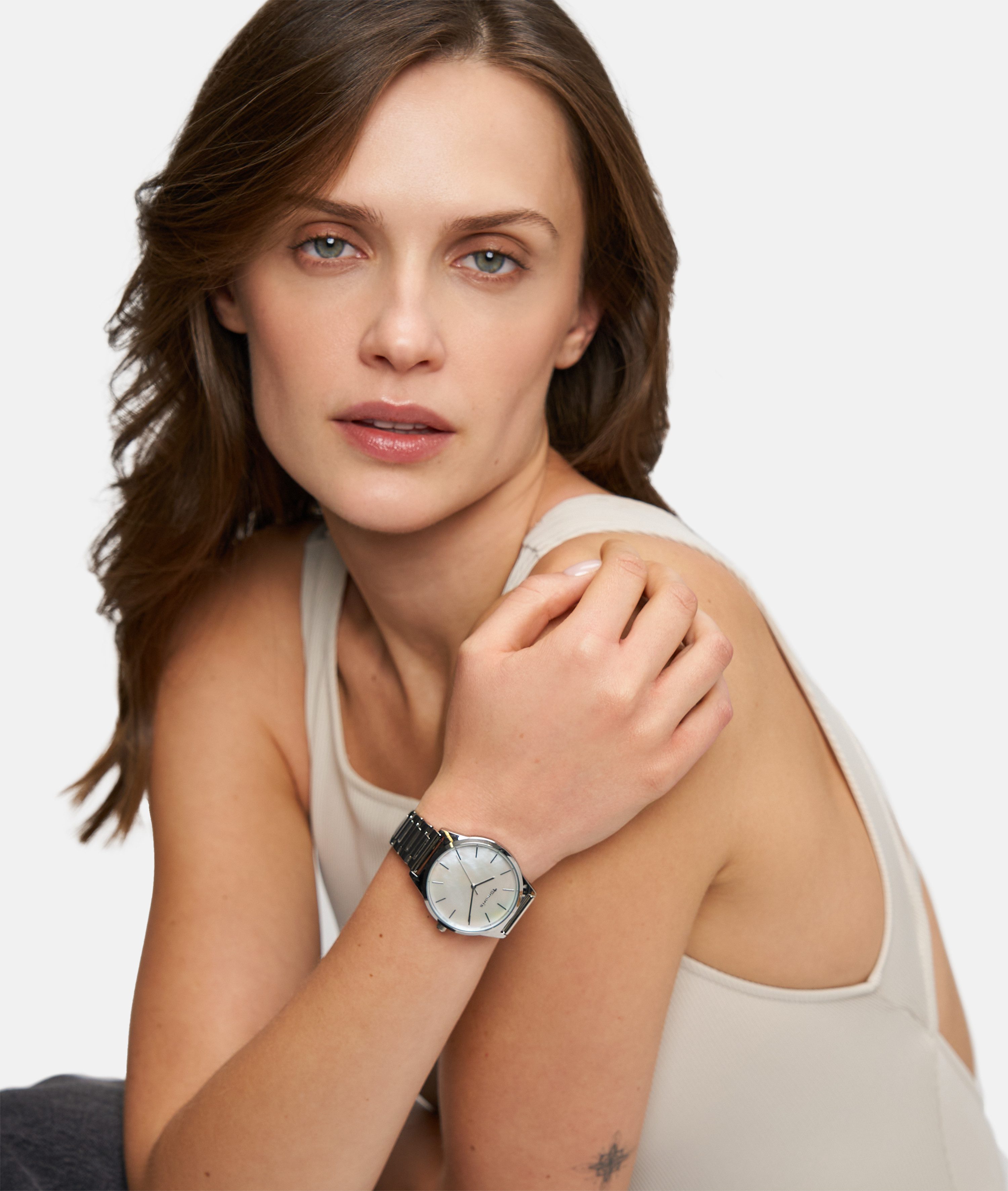 Tamaris Quarzuhr Basic Elegance TT-0175-MQ, Armbanduhr, Damenuhr, Edelstahlarmband, analog