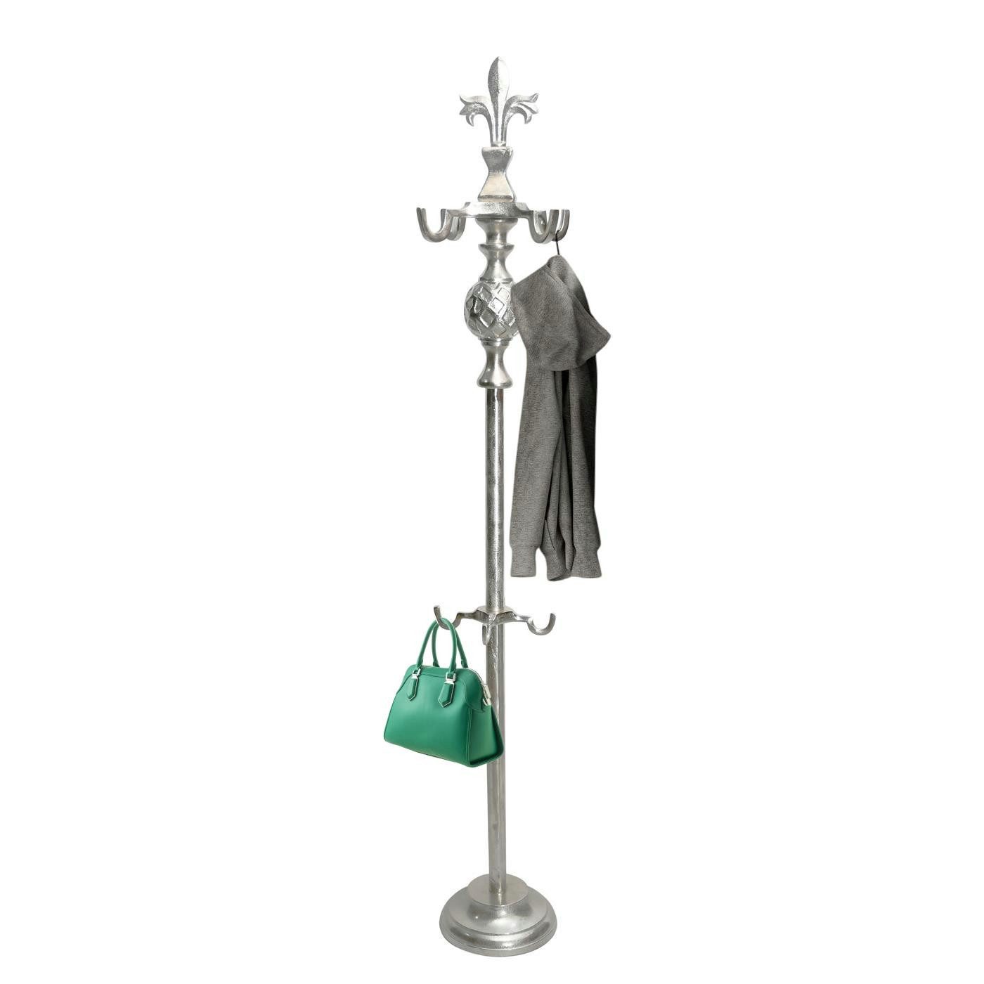 baario Kleiderständer Kleiderständer VINTAGE silber Metall, günstig online kaufen