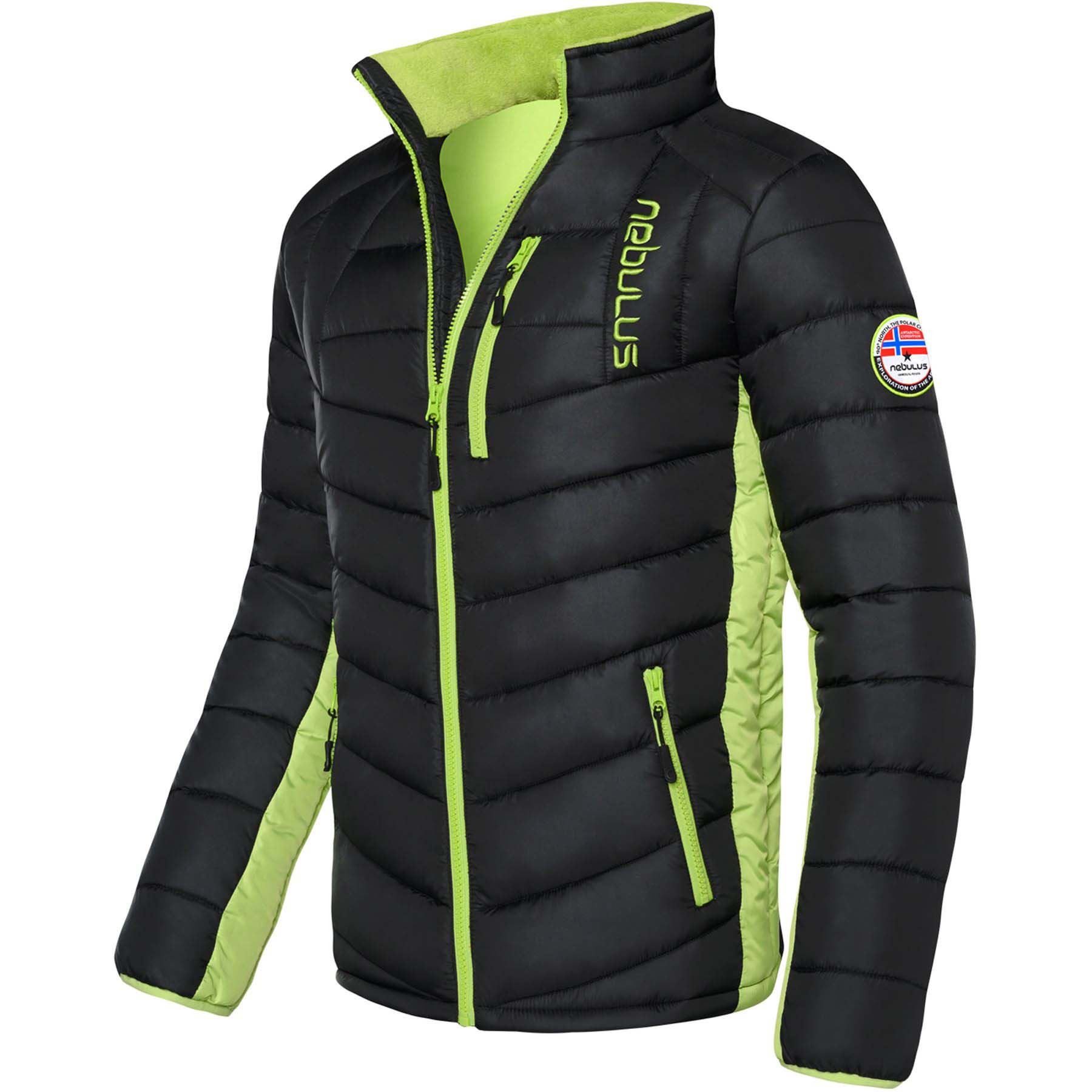 Nebulus Winterjacke Winterjacke, P4765 - Herren, schwarz-lime, XL günstig online kaufen