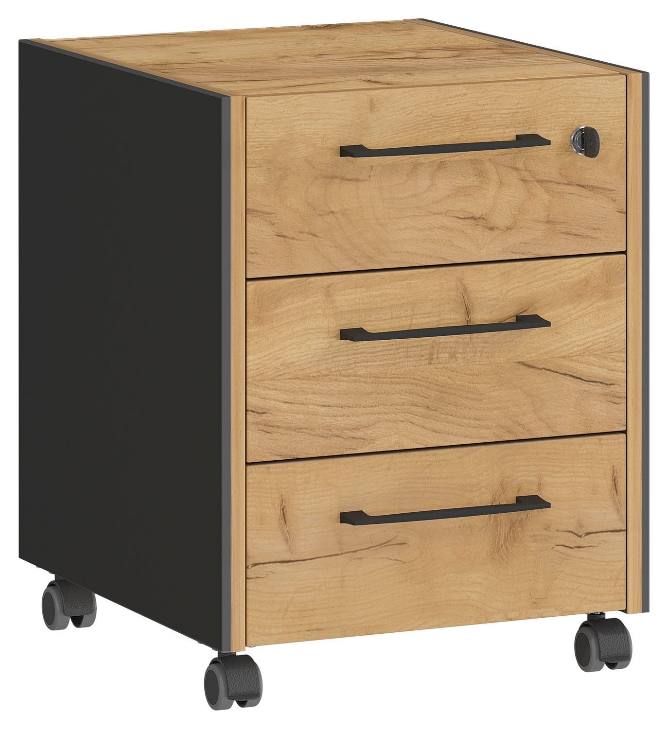 Rollcontainer Rollcontainer, PODIUM, Grau, B 42 cm, T 79 cm