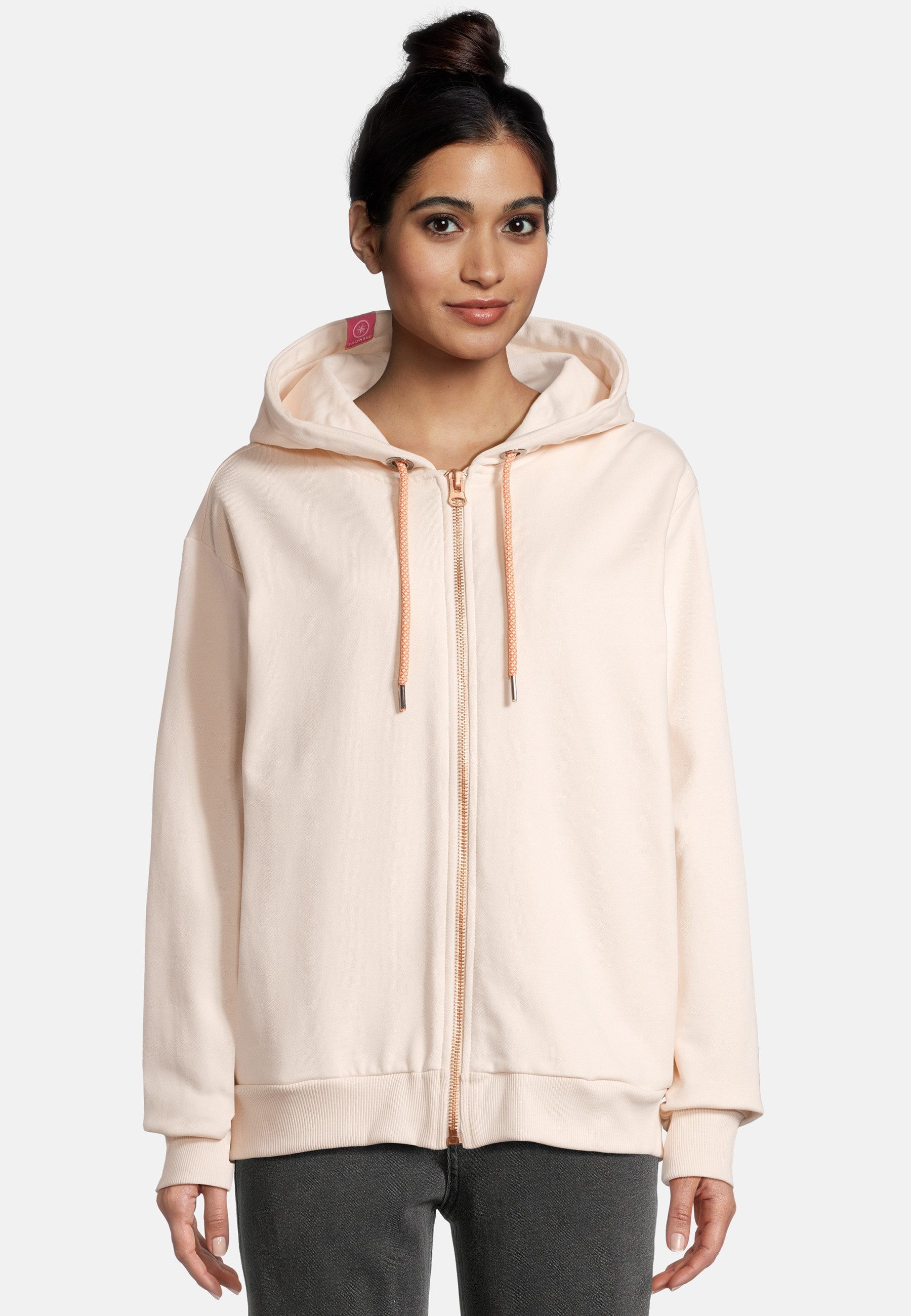 salzhaut Sweatjacke HEDVIG Damen Oversized weiche, günstig online kaufen