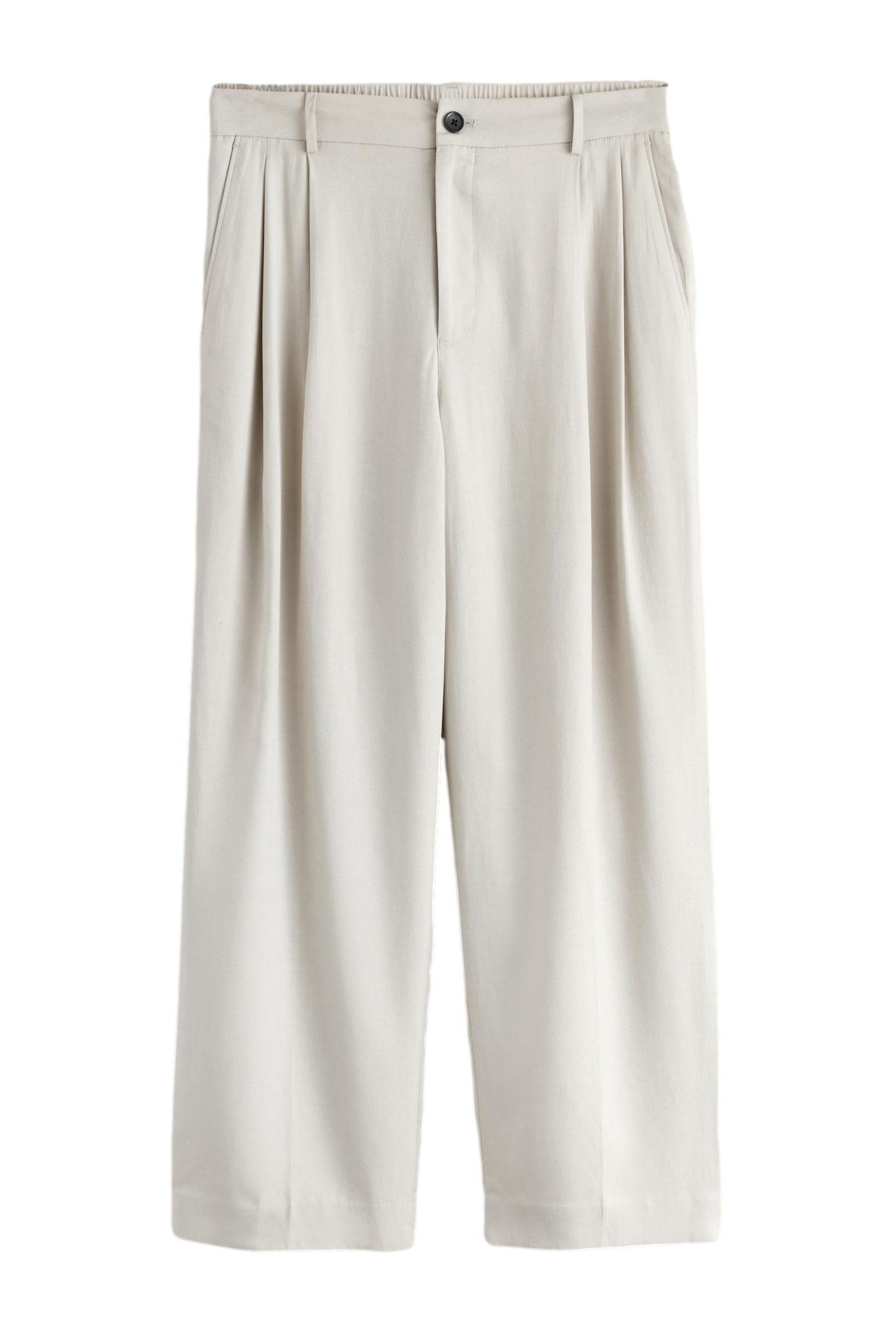 Next Palazzohose N. Premium elegante Relaxed Fit Hose, Elastikbund (1-tlg)