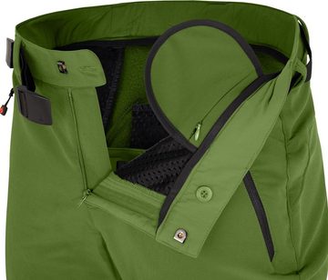 Bergson Outdoorhose VARBERG Herren Winter Wanderhose, aus recyceltem Polyester, Normalgrößen, grün