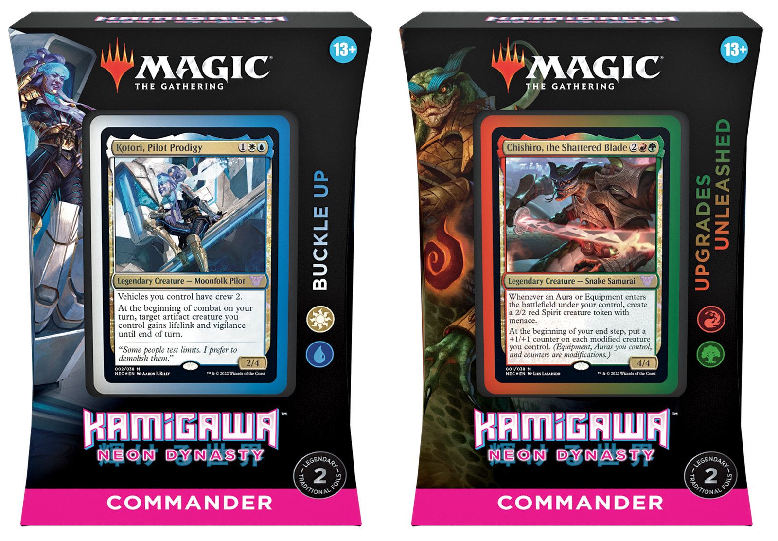 Magic the Gathering Sammelkarte Kamigawa: Neon Dynasty Commander Deck Set Englisch