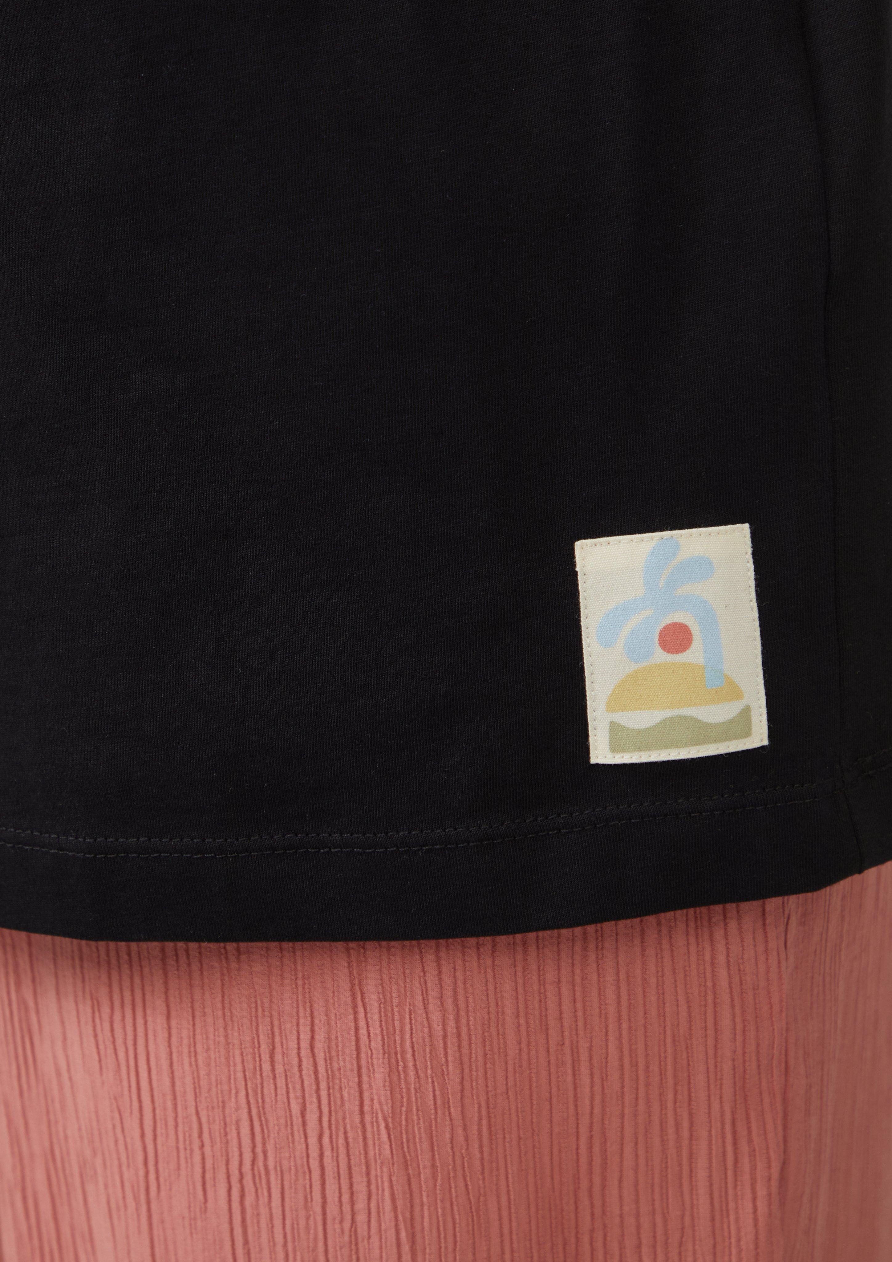 QS Kurzarmshirt Uni-Shirt im Loose Fit günstig online kaufen