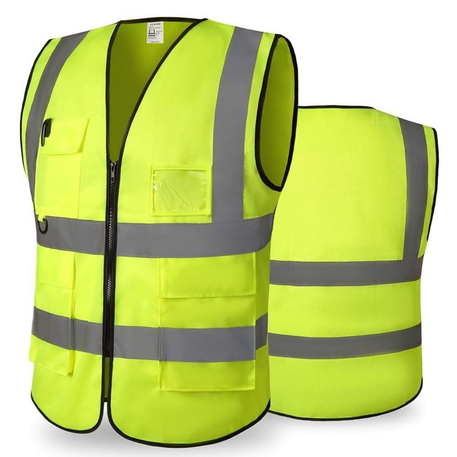 LuxusKollektion Warnweste Warnweste Grün XL