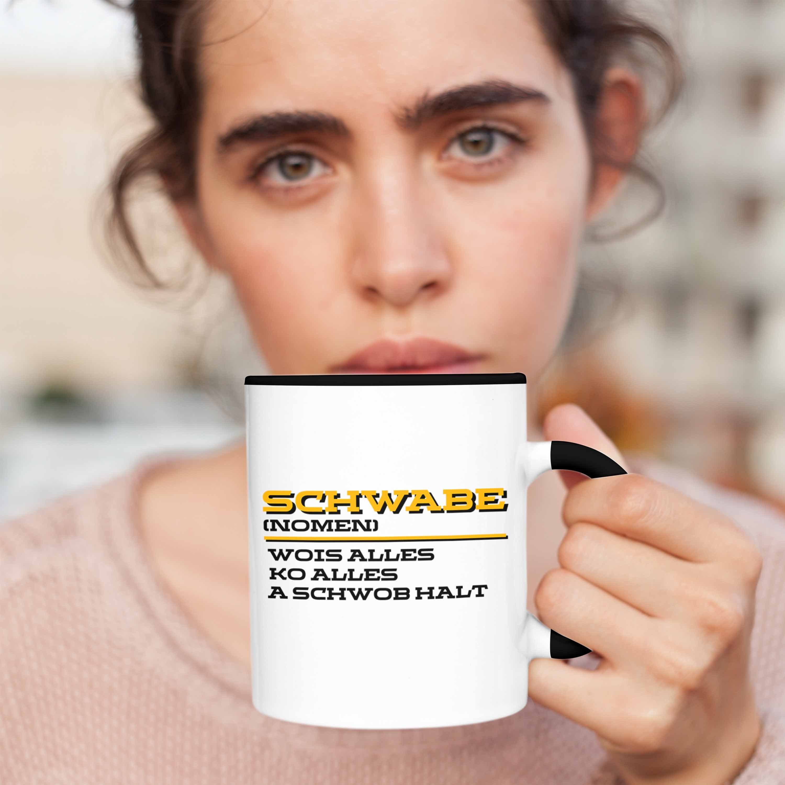 Schwarz für Lustige Tasse Tasse Trendation Schwaben