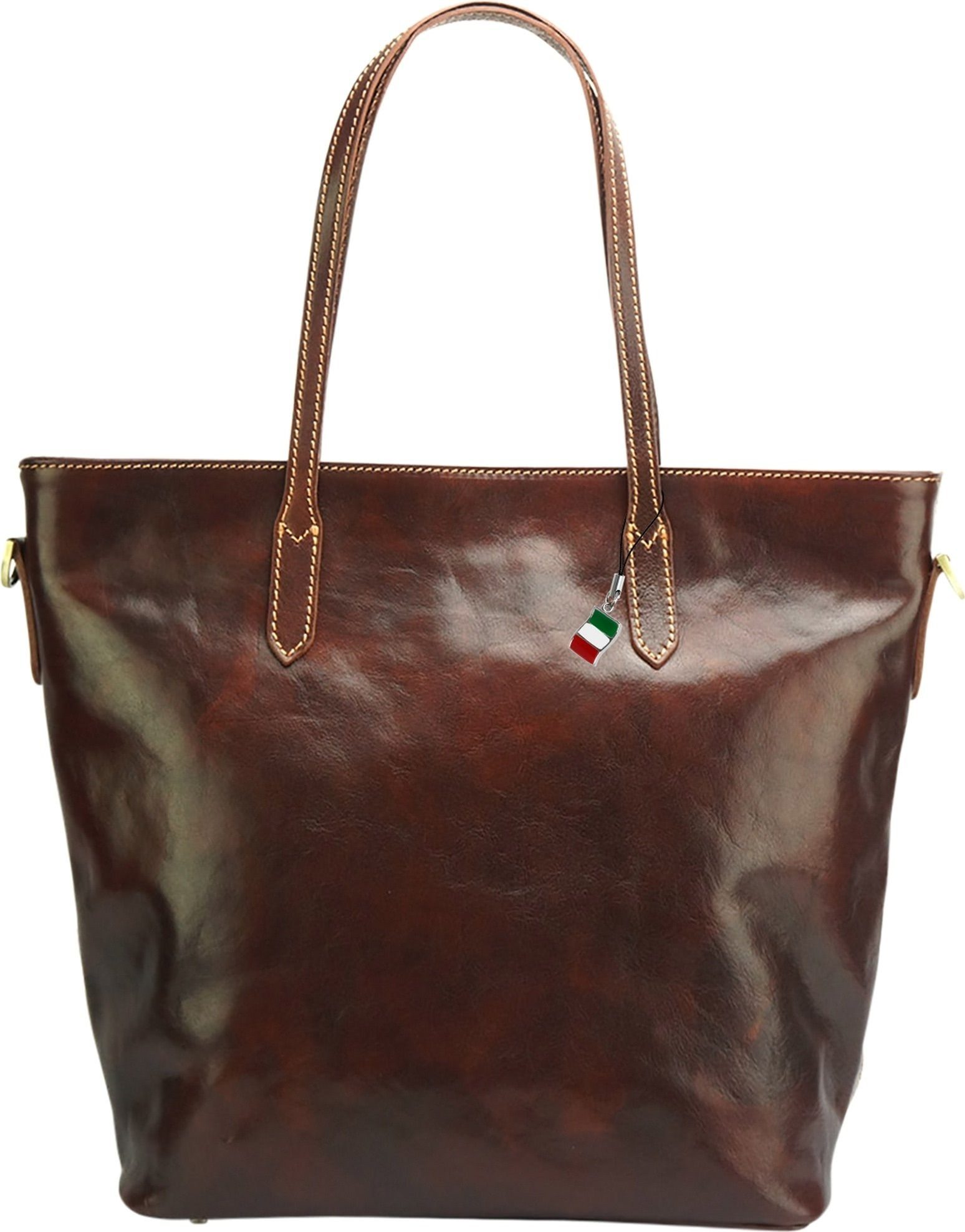 Schultertasche Florence Echtleder Damen Schultertasche