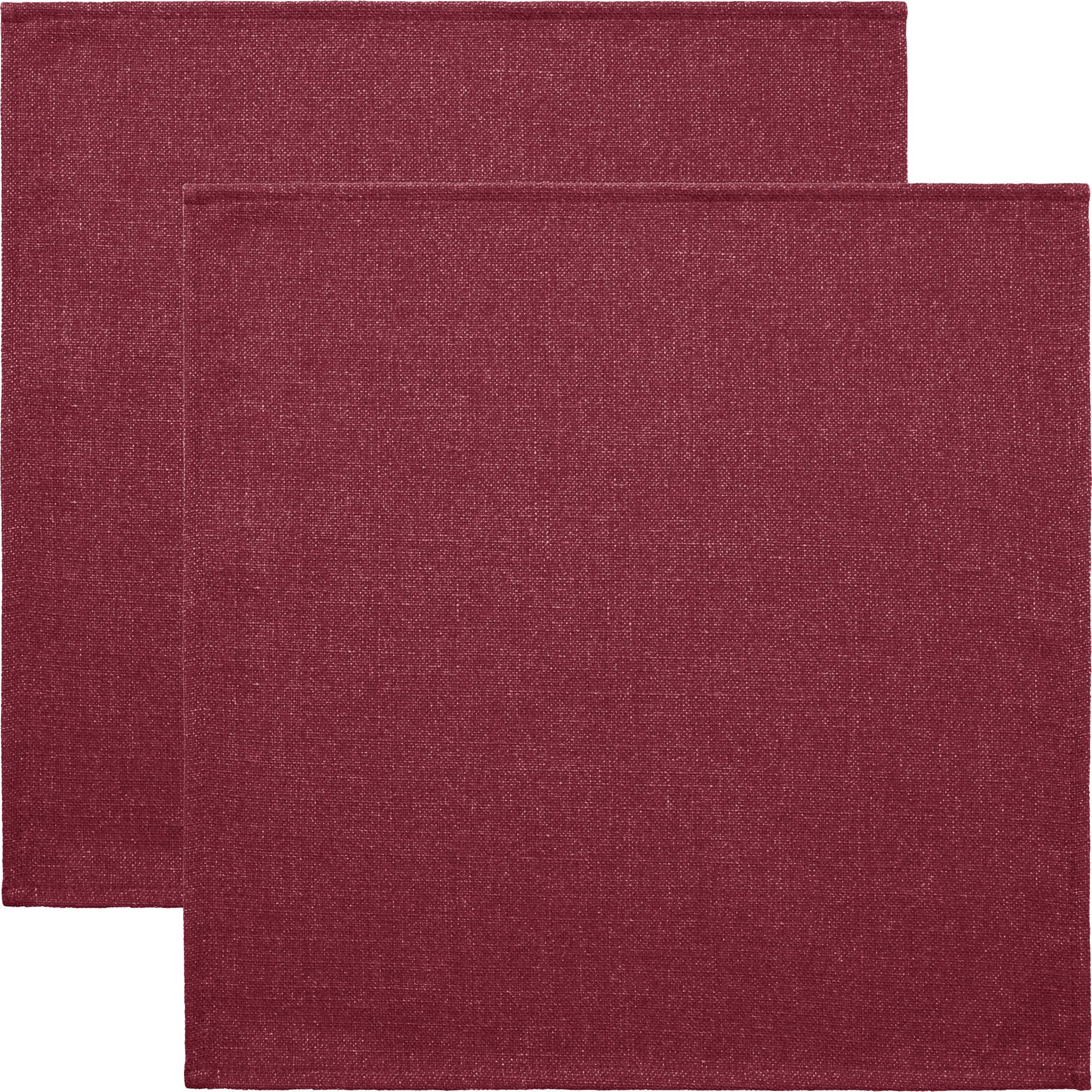 Erwin Müller Stoffserviette Serviette "Krefeld" 2er-Pack, fleckabweisend Uni