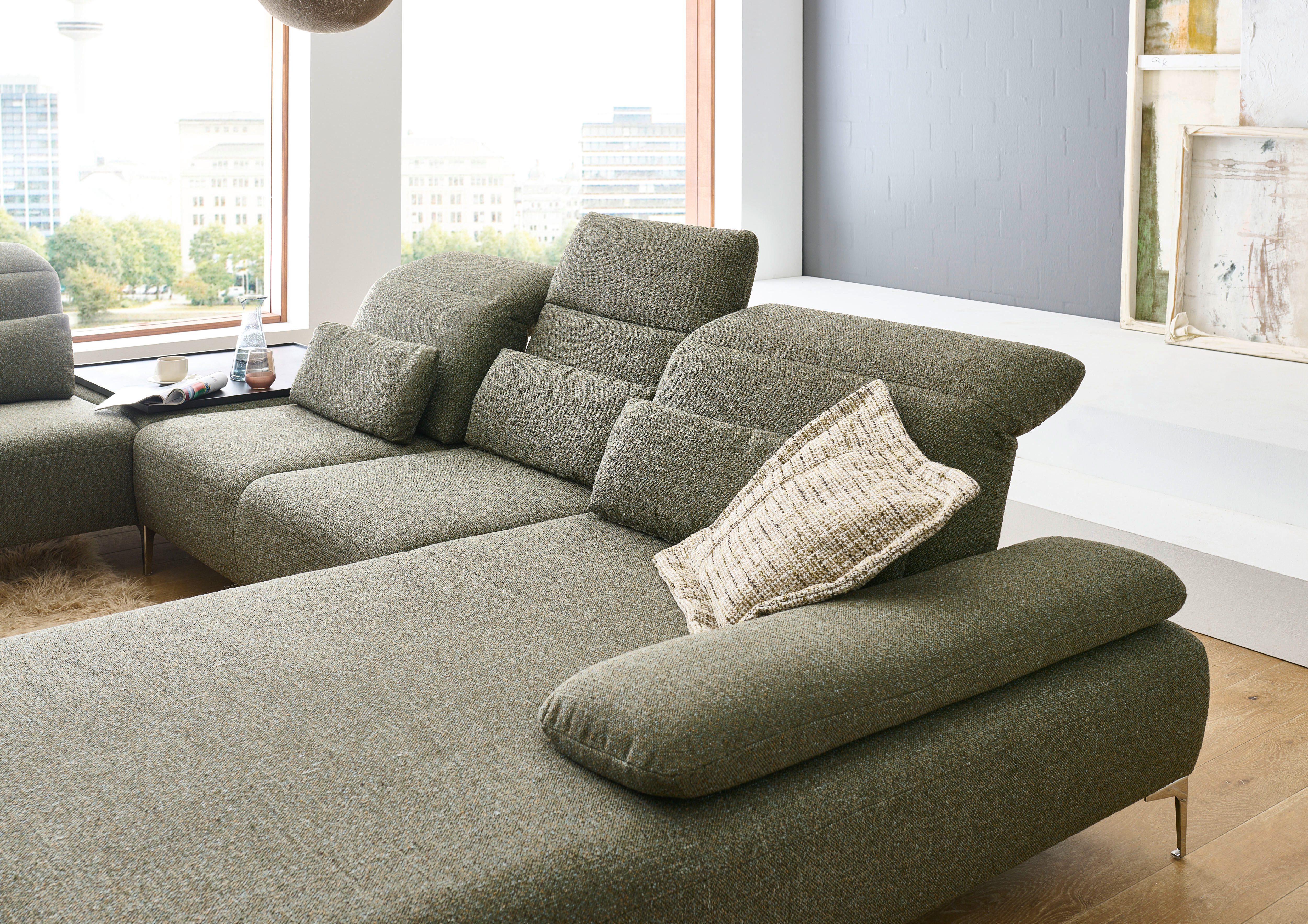 Home affaire Dekokissen Liora, Nierenkissen medium, Breite 65 cm, passend zur Liora-Serie, extra Rückenstütze & optisches Highlight