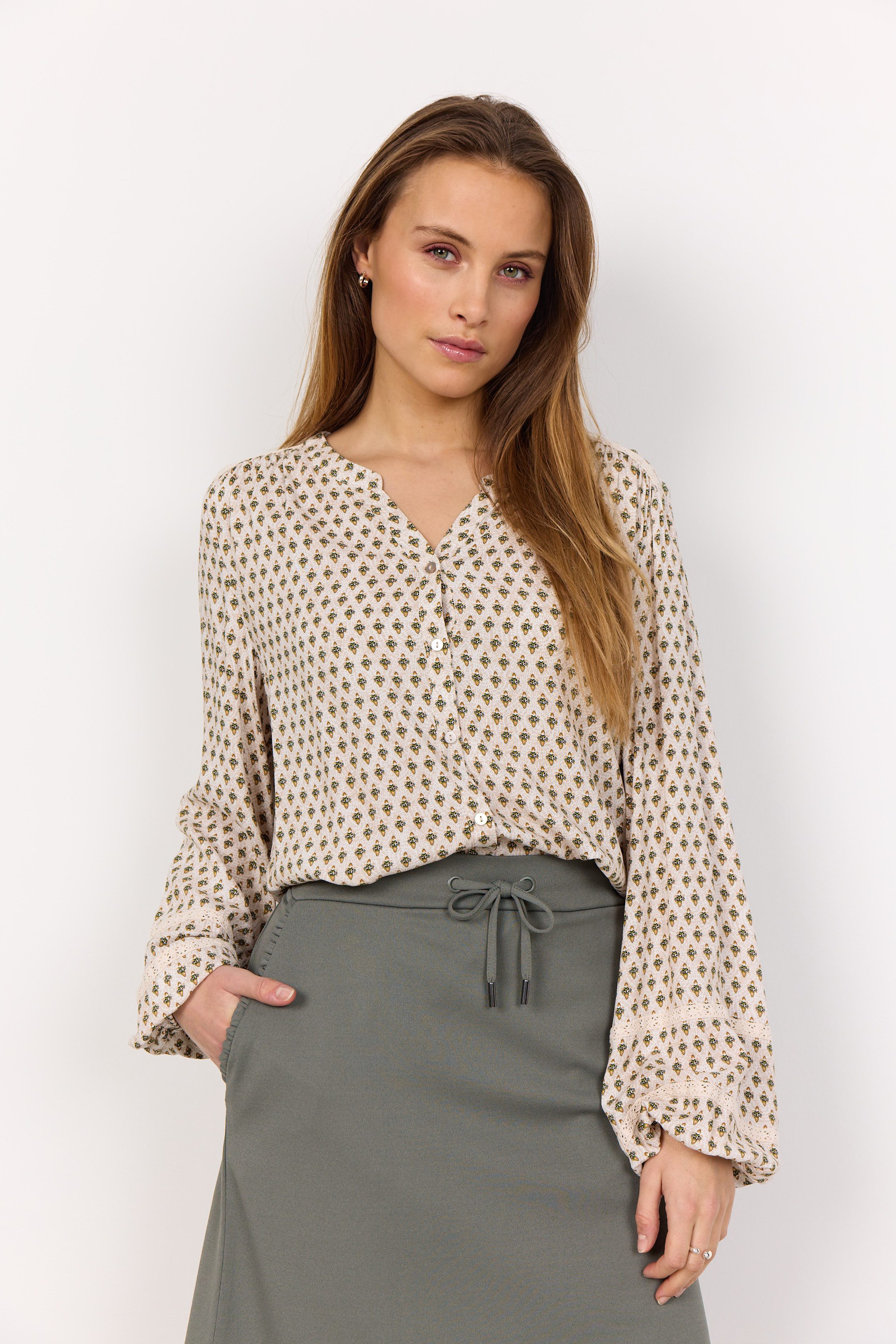Klassische Bluse Soyaconcept Bluse SC-Pakize in Misty