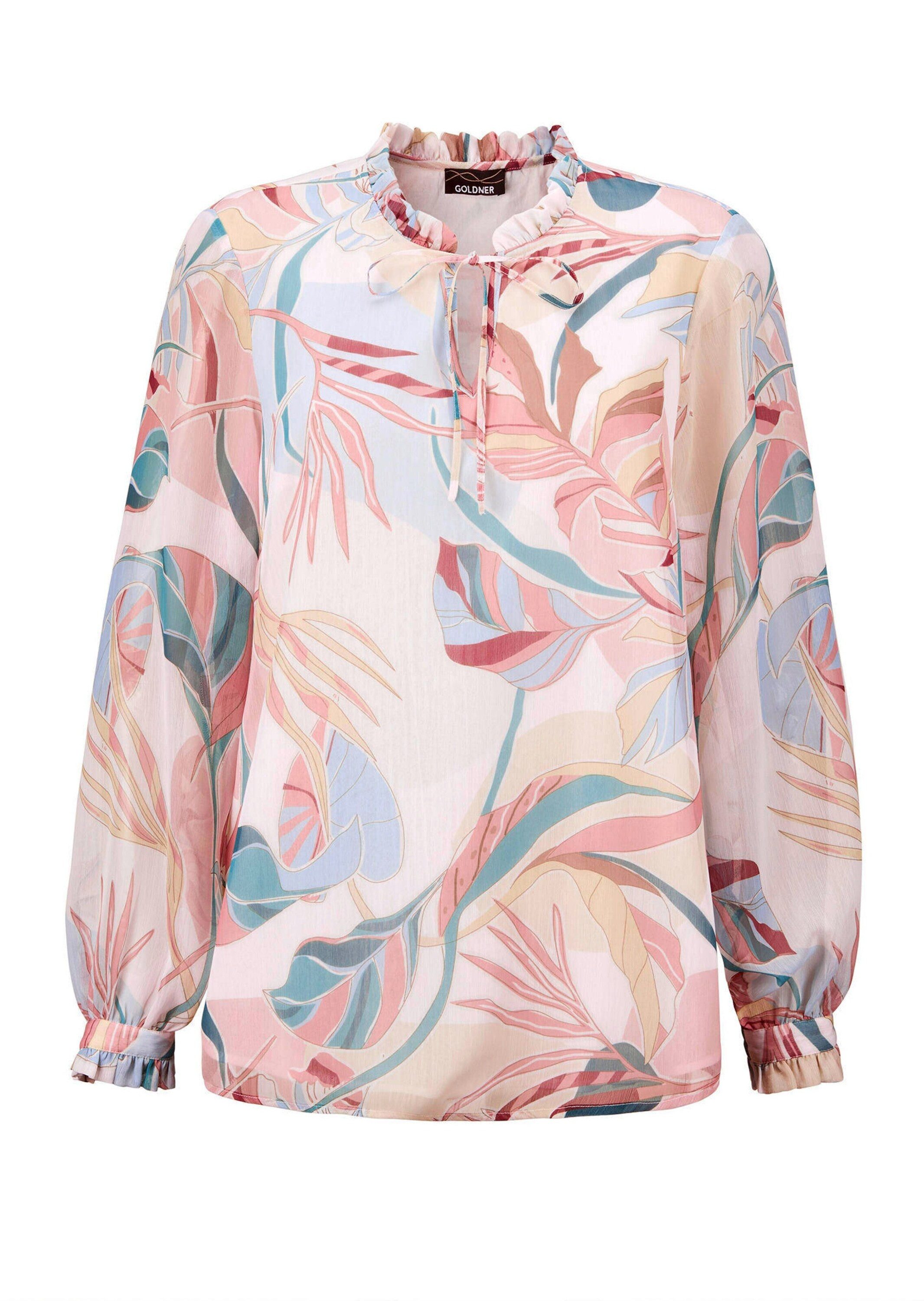 Schlupfbluse Luftige Bluse mit Rüschen-Details