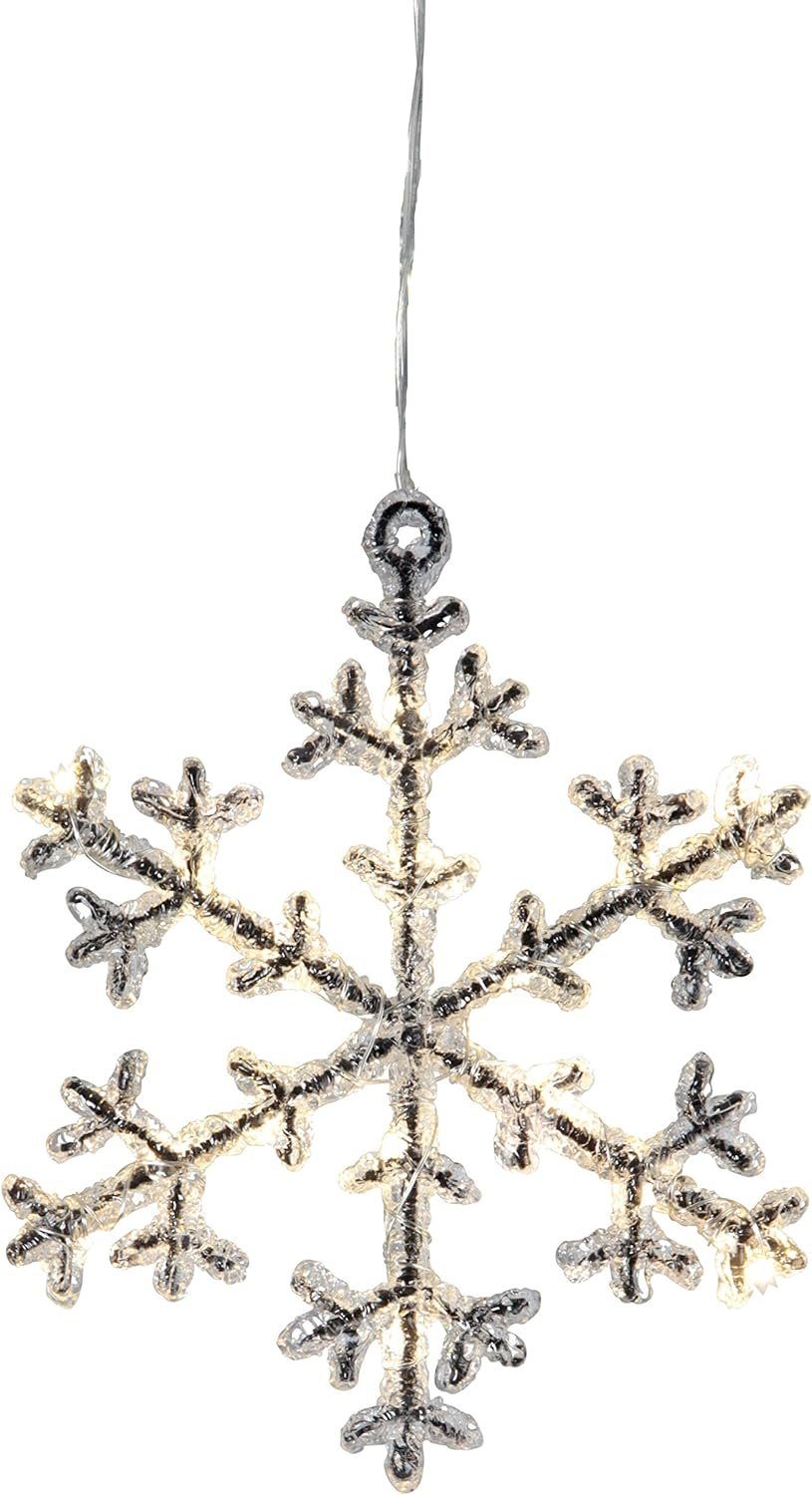 STAR TRADING LED Dekolicht Icy, Deko-Licht,Icy' mit Batterien und Timer, Weihnachtsbeleuchtung mit Sc