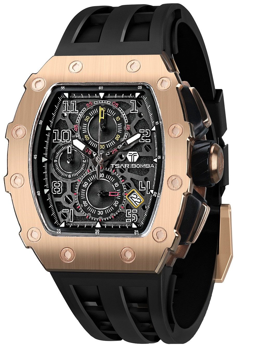 Tsar Bomba Quarzuhr Tsar Bomba TB8204Q-35 Herrenuhr Elementar Chronograph 4 günstig online kaufen