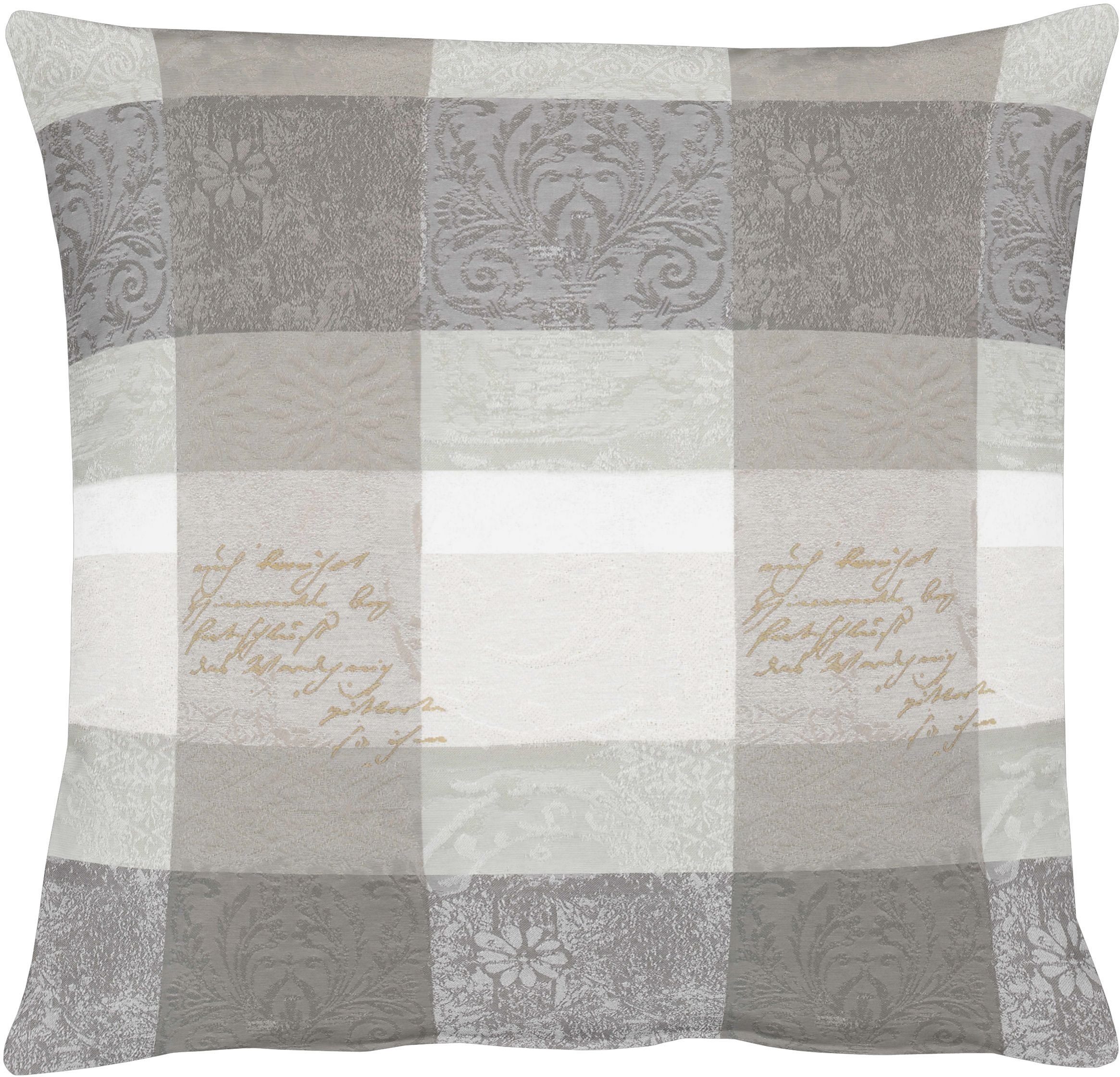APELT Dekokissen 3042 Zeitlos elegantes Jacquardmotiv, Подушкиhülle ohne Füllung, 1 Stück
