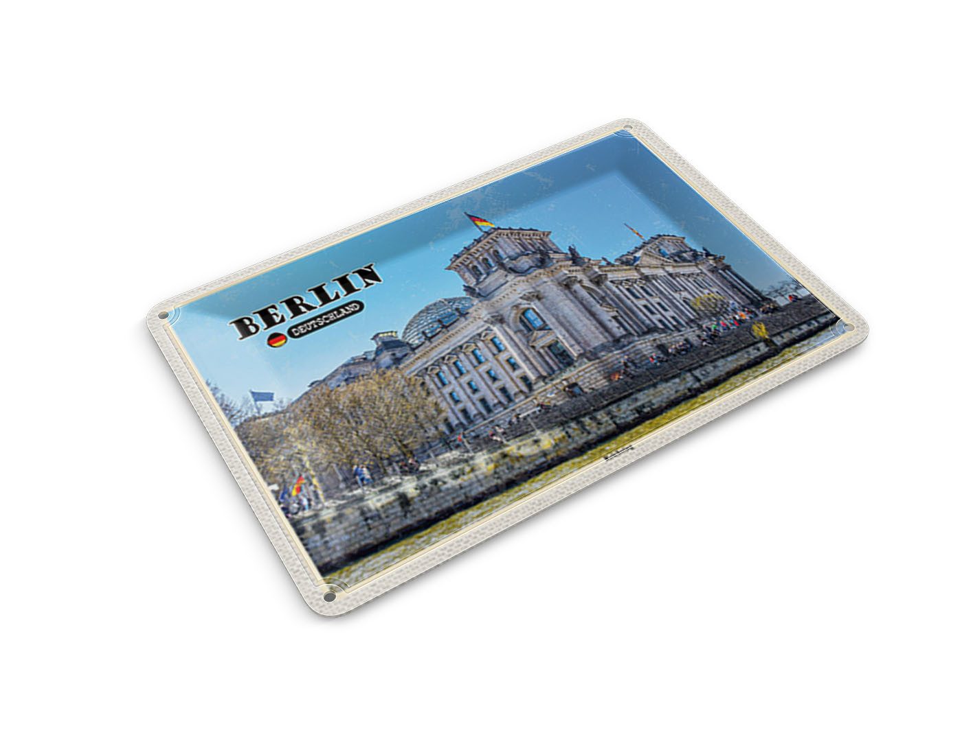 Femer GmbH Postkarte Städte Berlin Reichstag Politik Architektur 14x10 cm, unfrankiert