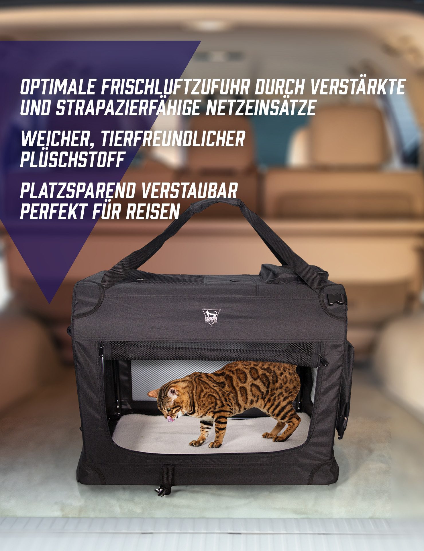 SPOCADO Tiertransporttasche "Palace"