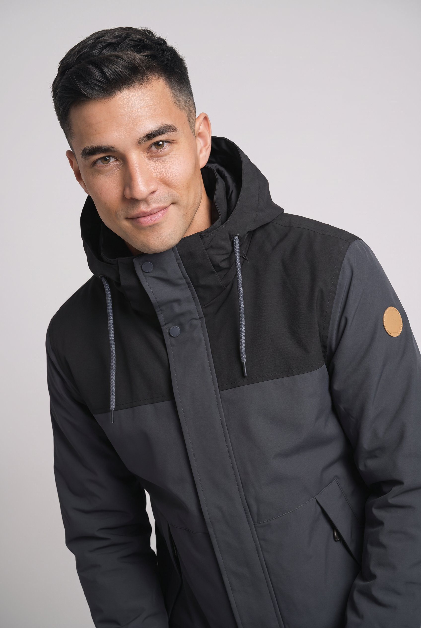 Icepeak Funktionsjacke H FUNKTIONSJACKE MERCED mit regulierbarer und abnehmbarer Kapuze, atmungsaktiv