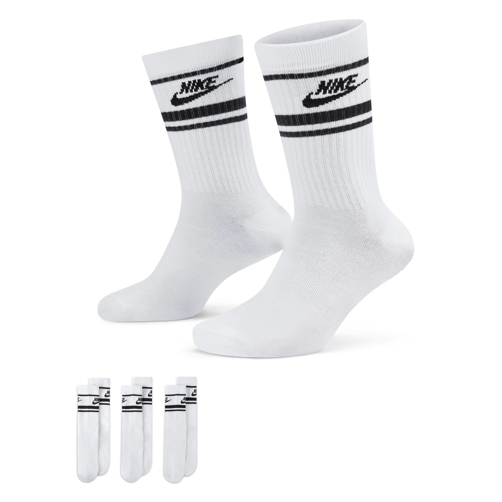 Nike Sportswear Sportsocken EVERYDAY ESSENTIAL CREW SOCKS (3 PA (Packung, 3 günstig online kaufen