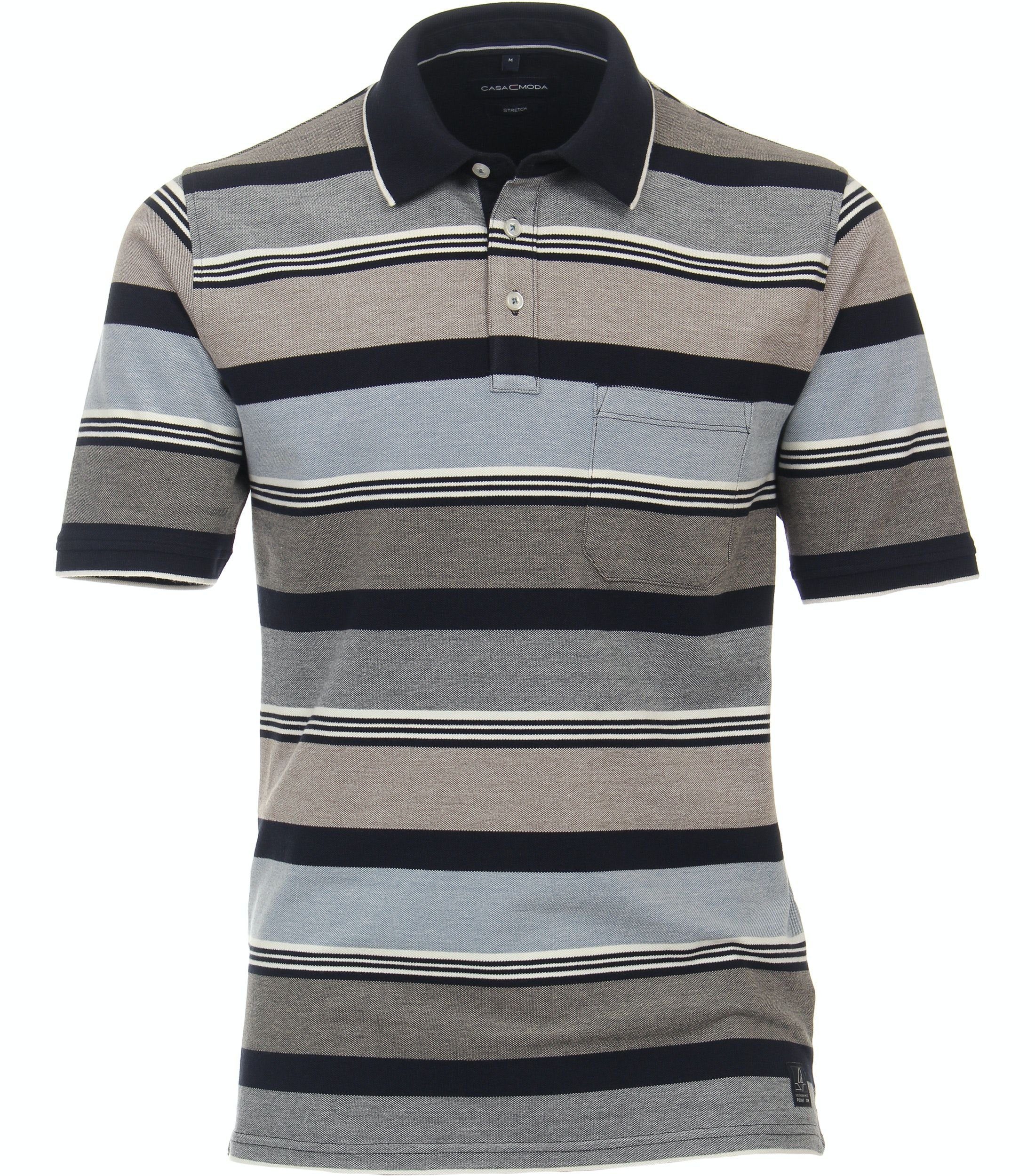 CASAMODA Poloshirt "CASAMODA Polo-Shirt gestreift" günstig online kaufen
