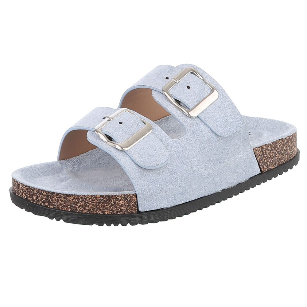 Ital-Design Damen Komfort Sandale mit Schnallen für Freizeit und Alltag Pan günstig online kaufen