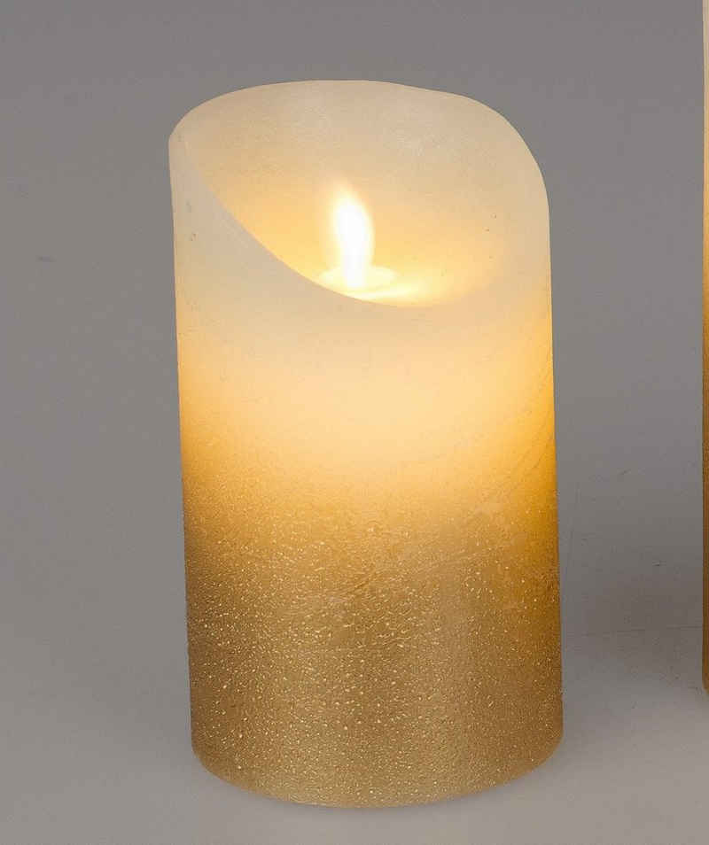 formano LED-Kerze Elegance, Gold L:0cm B:0cm H:13cm D:7cm Wachs