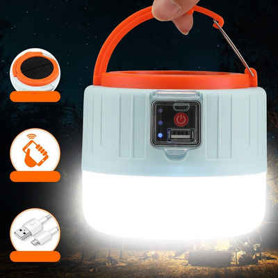 iscooter LED Solarleuchte LED Campinglampe wiederaufladbare Laterne Tragbar