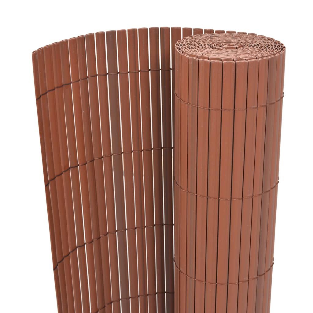 vidaXL Gartenzaun Gartenzaun Braun 150 x 300 cm, (1-St)