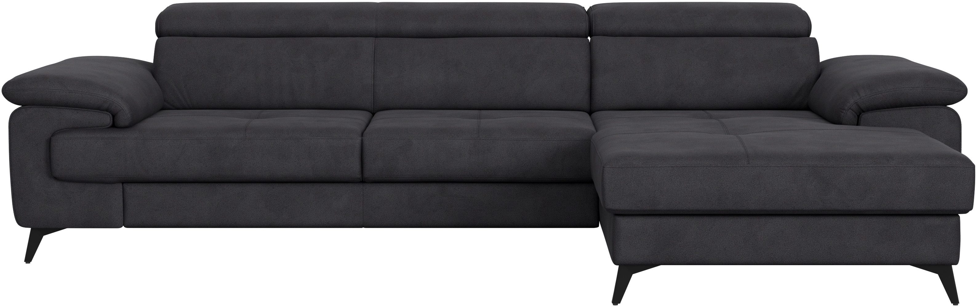 COTTA Ecksofa Astra L-Form, B: 300 cm, mit Kopfteilverstellung, optional Bettfunktion & Bettkasten