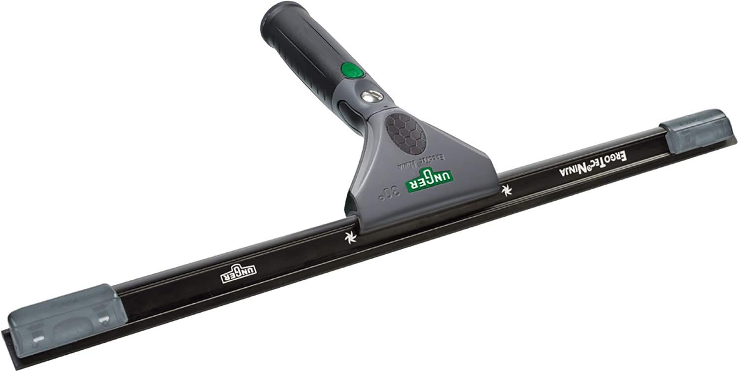 Wasserabzieher UNGER ErgoTec Ninja Fensterwischer 30Â° Breite 30 cm Griff