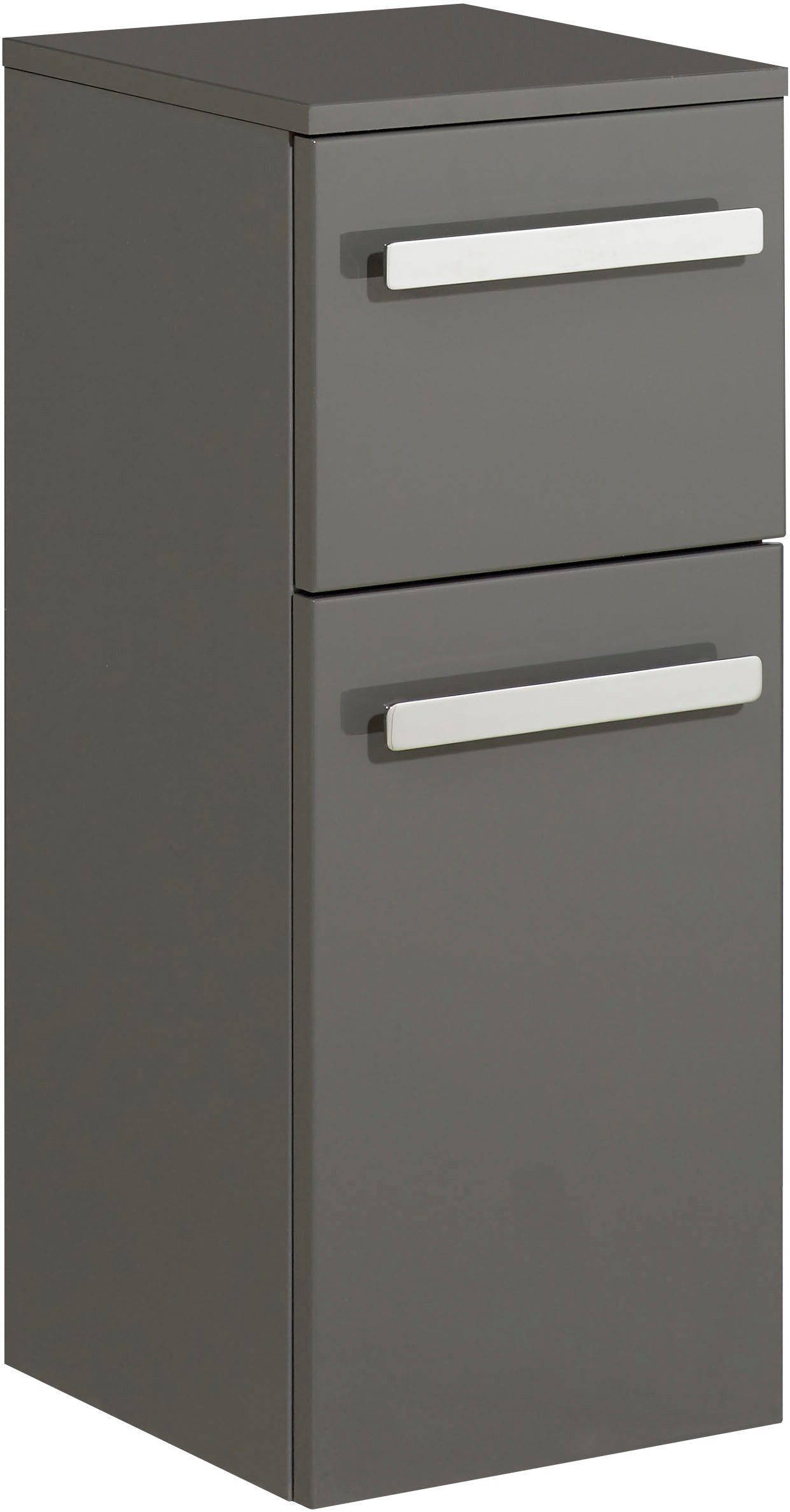 Saphir Badmöbel-Set Serie 4005, vormontiert, Glaswaschbecken, Spiegelschrank, (Set, 6-St), Badezimmer-Set mit Unterschrank, Hängeschrank, Midischrank, Türdämpfer