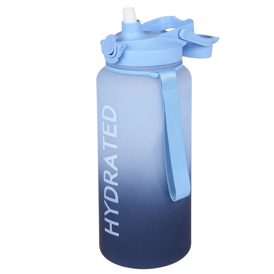 Sarcia.eu Trinkflasche Blaue Plastikflasche/Trinkflasche mit Mundstück 2,3 l, Wasserflasche