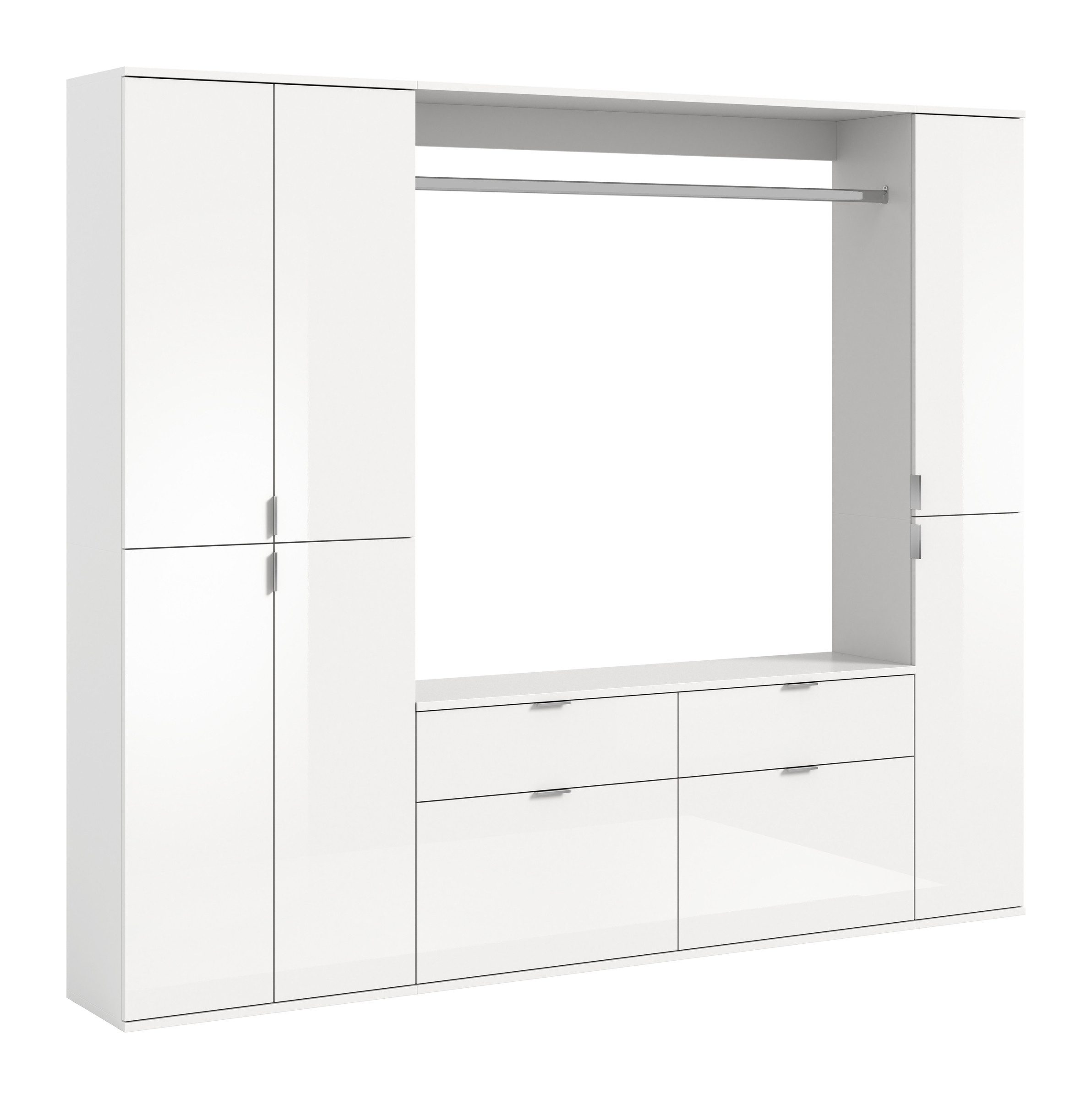 möbelando Garderoben-Set Paterson, 212 x 193 x 34 cm (B/H/T)