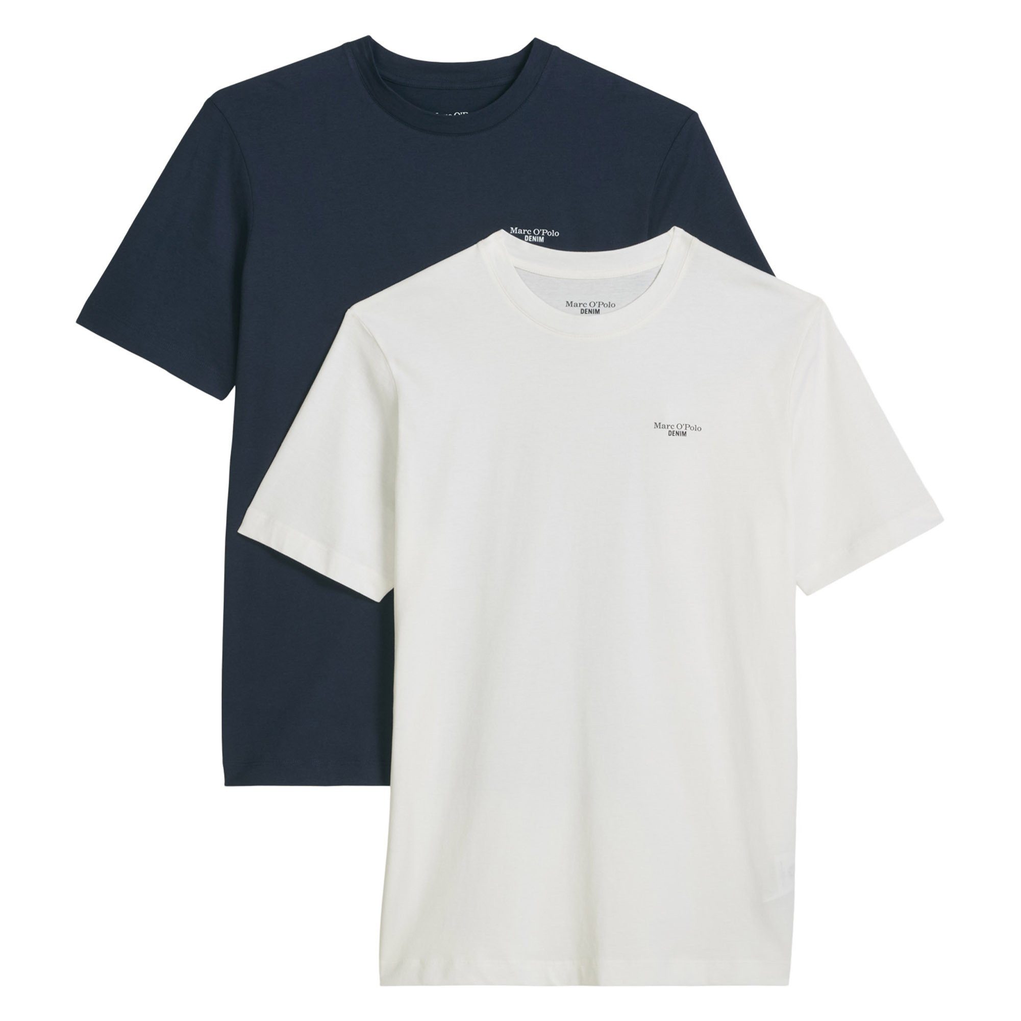 Marc O'Polo DENIM T-Shirt Herren T-Shirt 2er Pack Baumwolle (Packung, 2er Pack)
