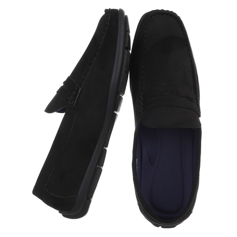 Coolwalk Herren Loafer Mokassin Freizeitschuh Slip-On Komfort Slipper (91977367) Flach Slipper in Schwarz